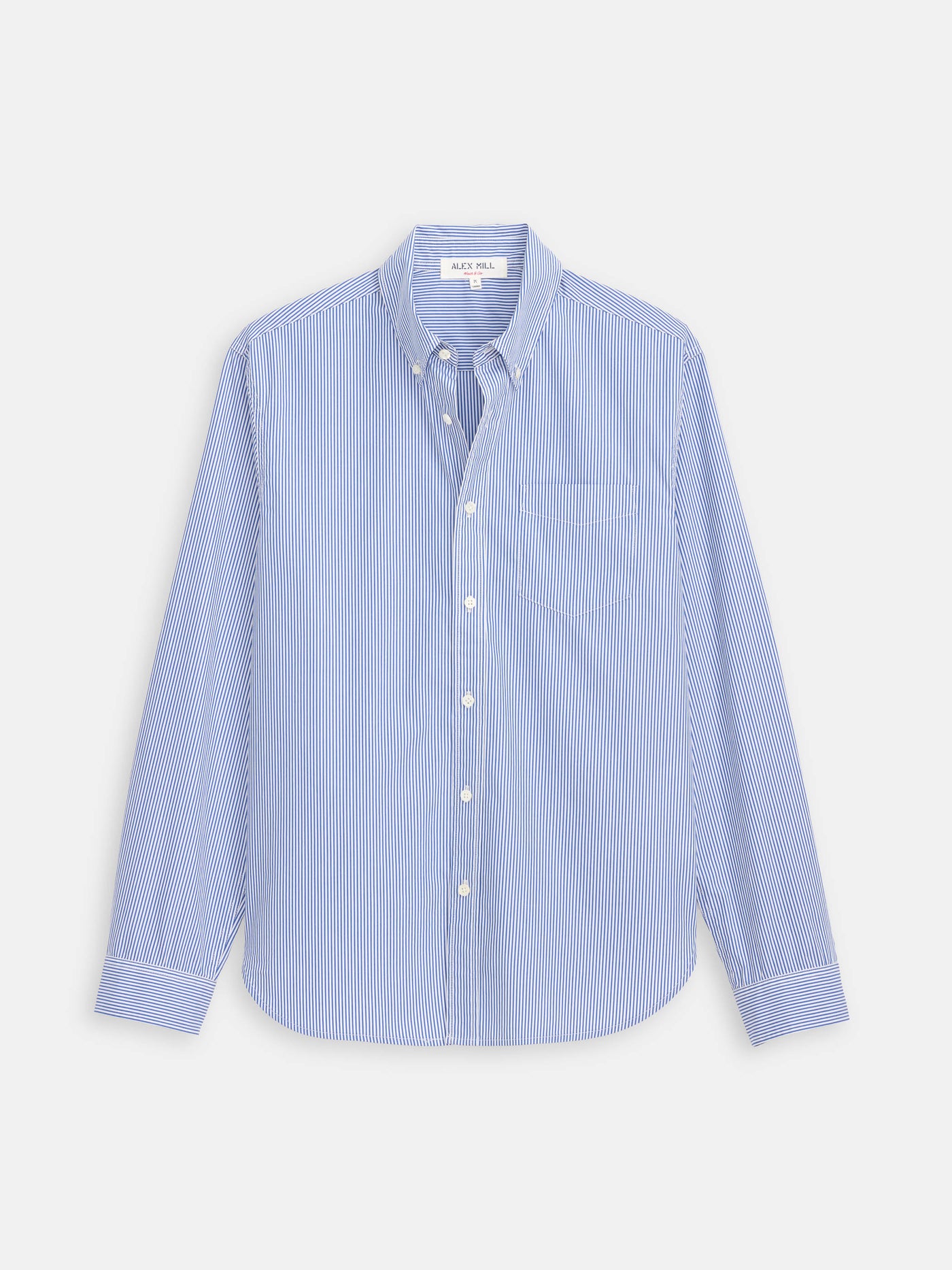 Mill Striped Shirt In Cotton Poplin