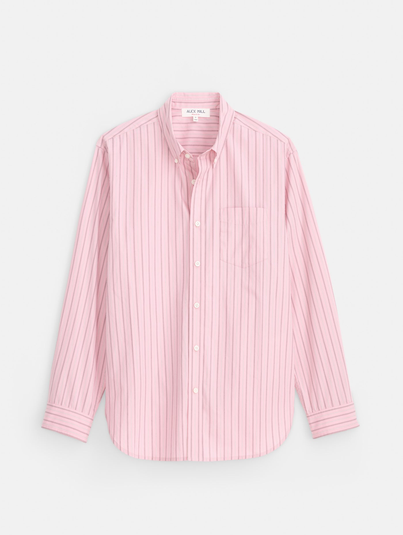 Mill Striped Shirt in Cotton Poplin