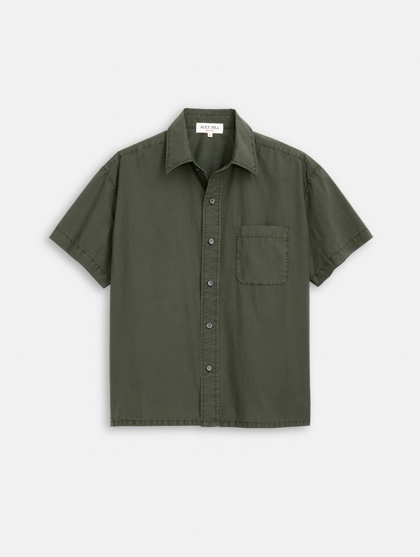 Franklin Short Sleeve Shirt In Paper Poplin