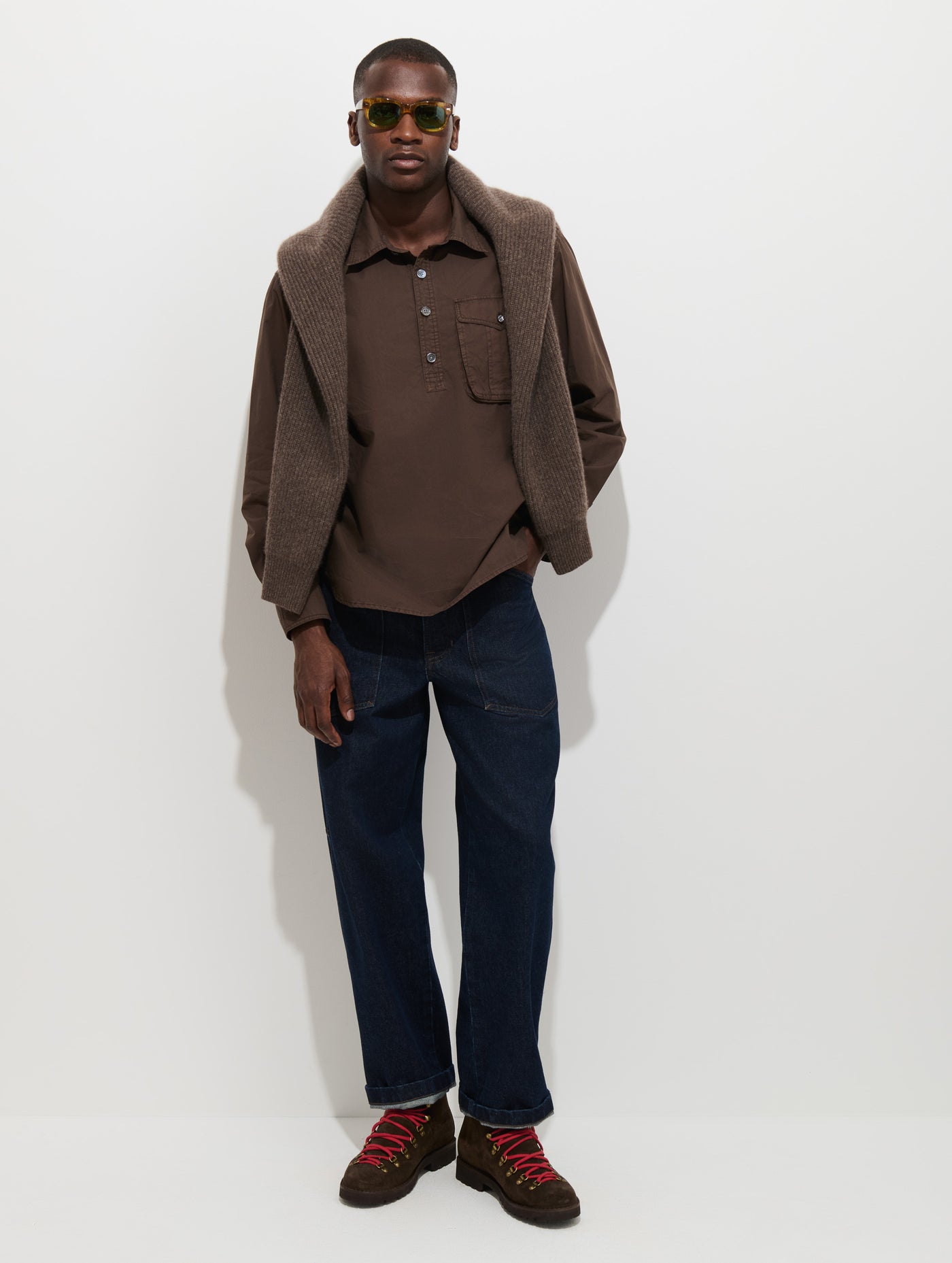 Clint Popover in Cotton Poplin