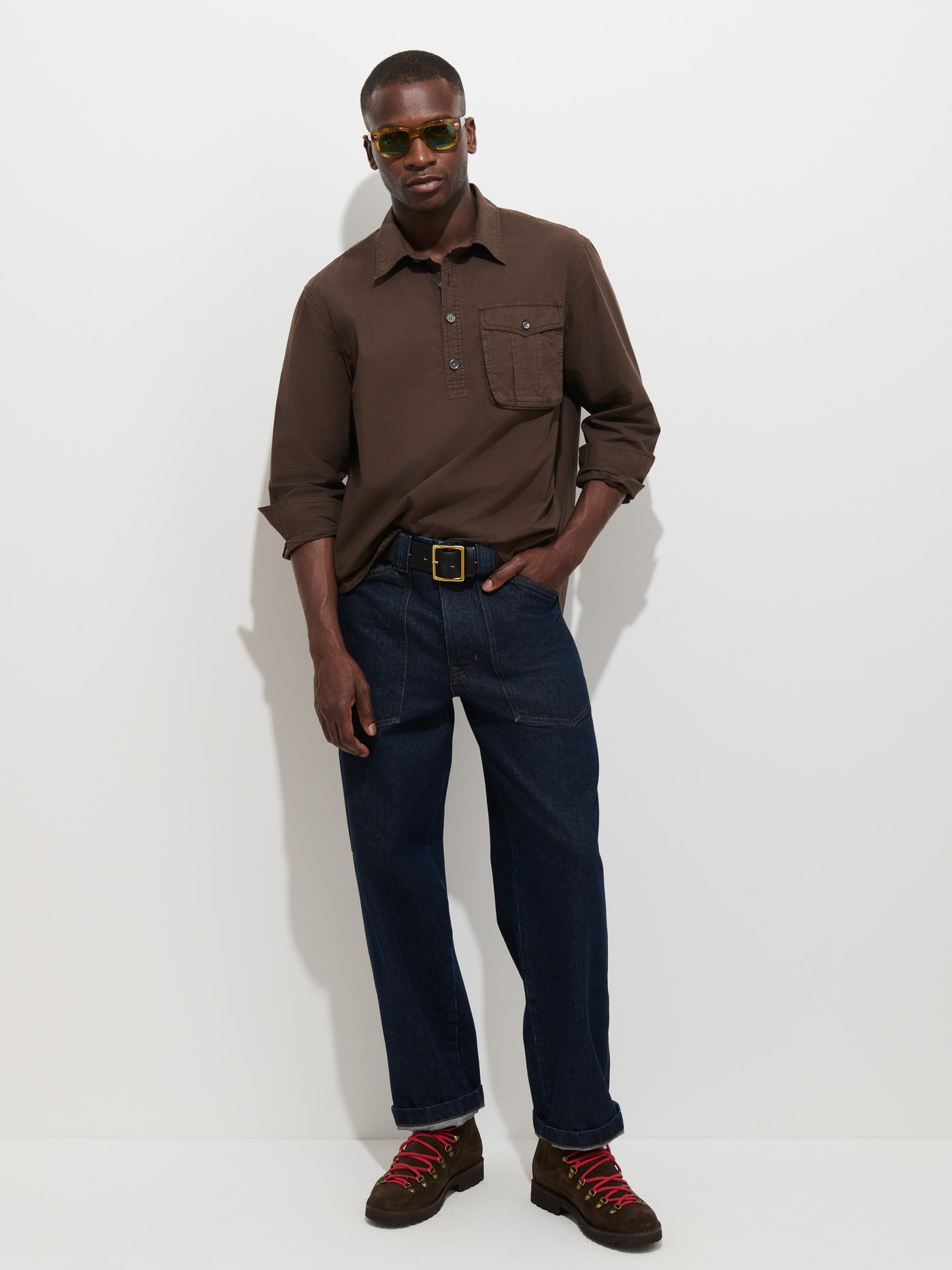 Clint Popover in Cotton Poplin