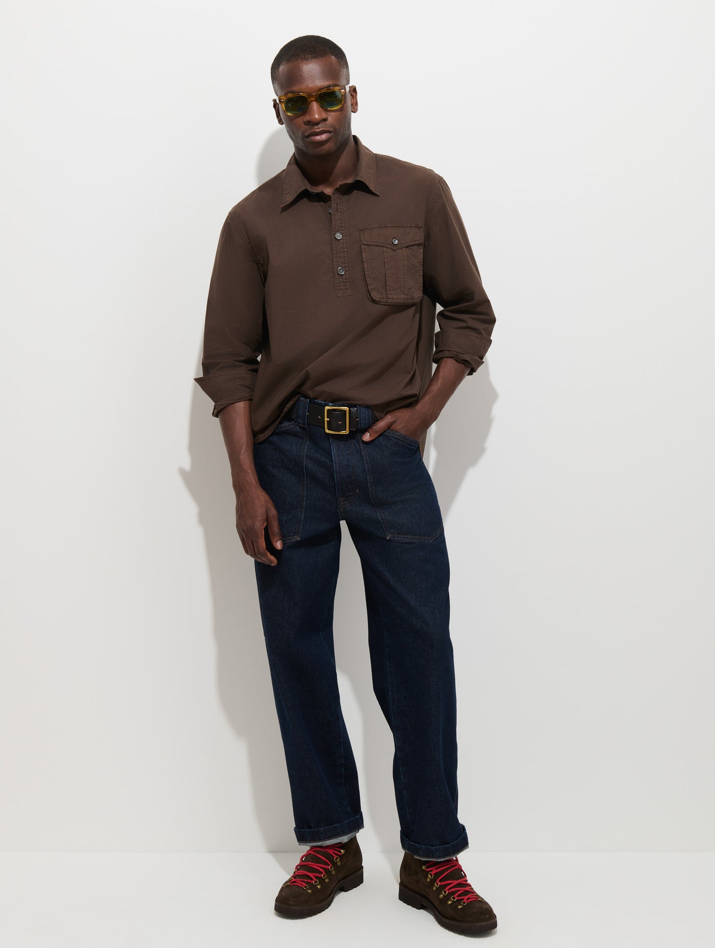 Clint Popover in Cotton Poplin