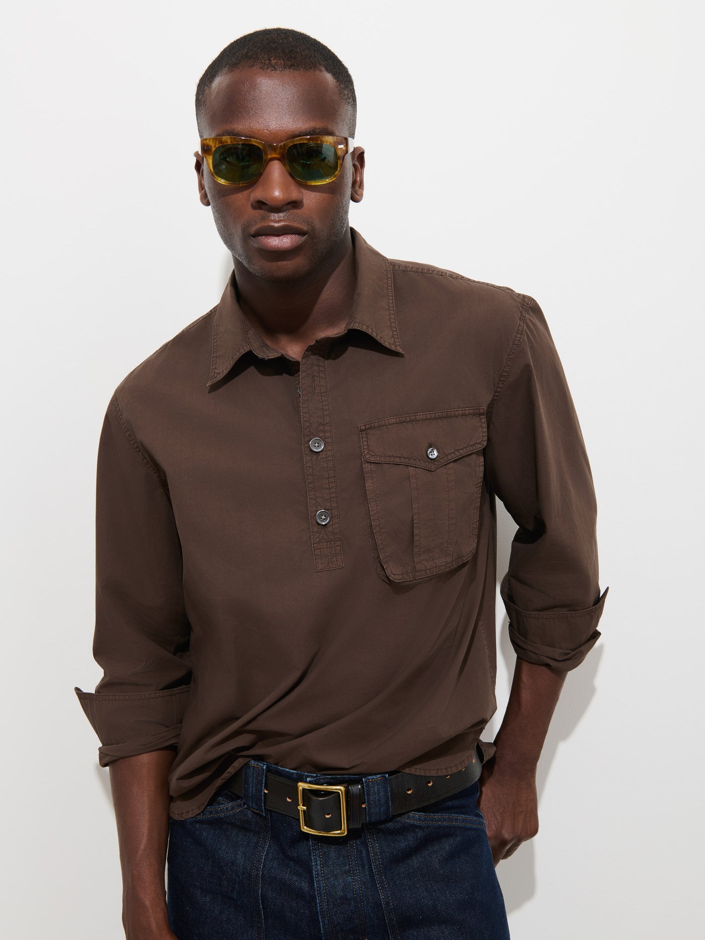Clint Popover in Cotton Poplin
