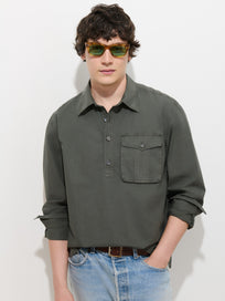 Clint Popover in Cotton Poplin