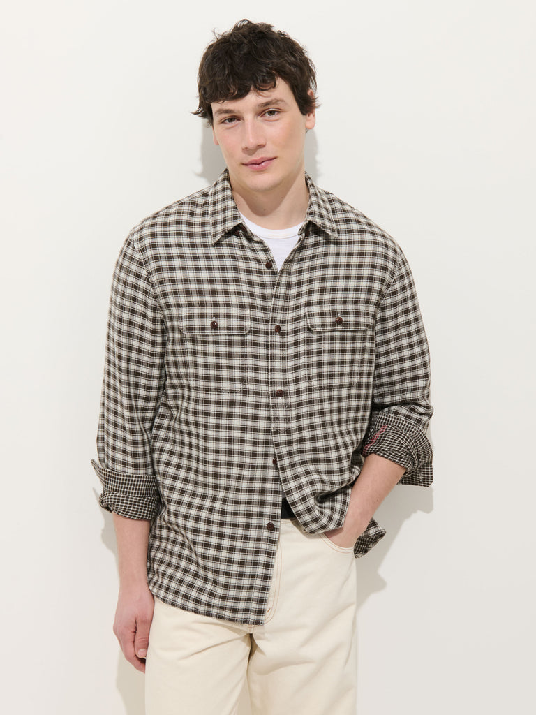 Mill Double Gauze Shirt In Cotton Plaid from Alex Mill - $185