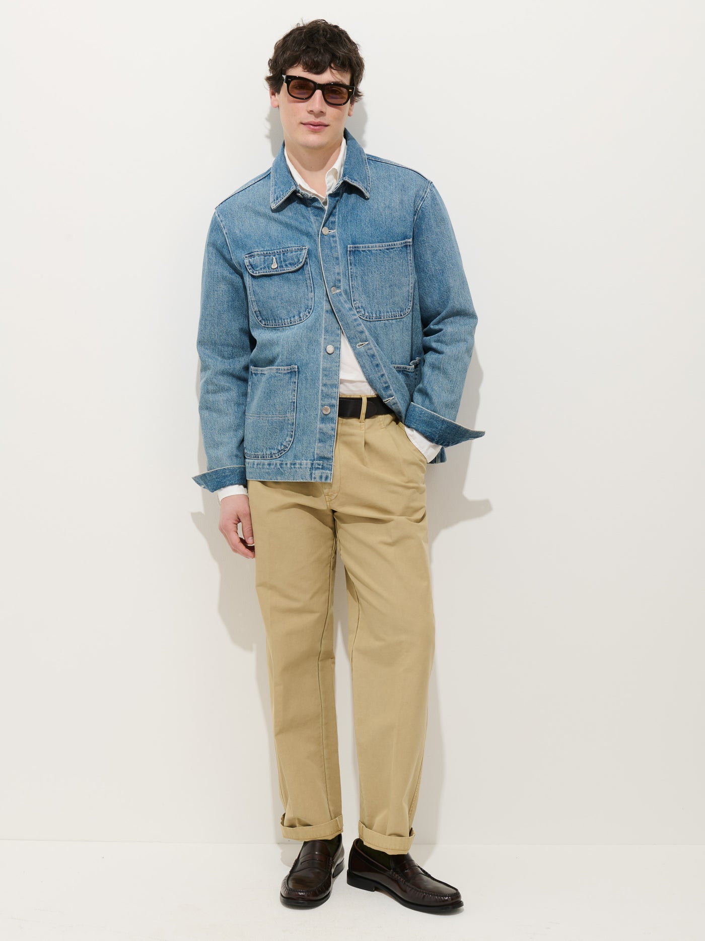 Work Jacket in Vintage Wash Denim