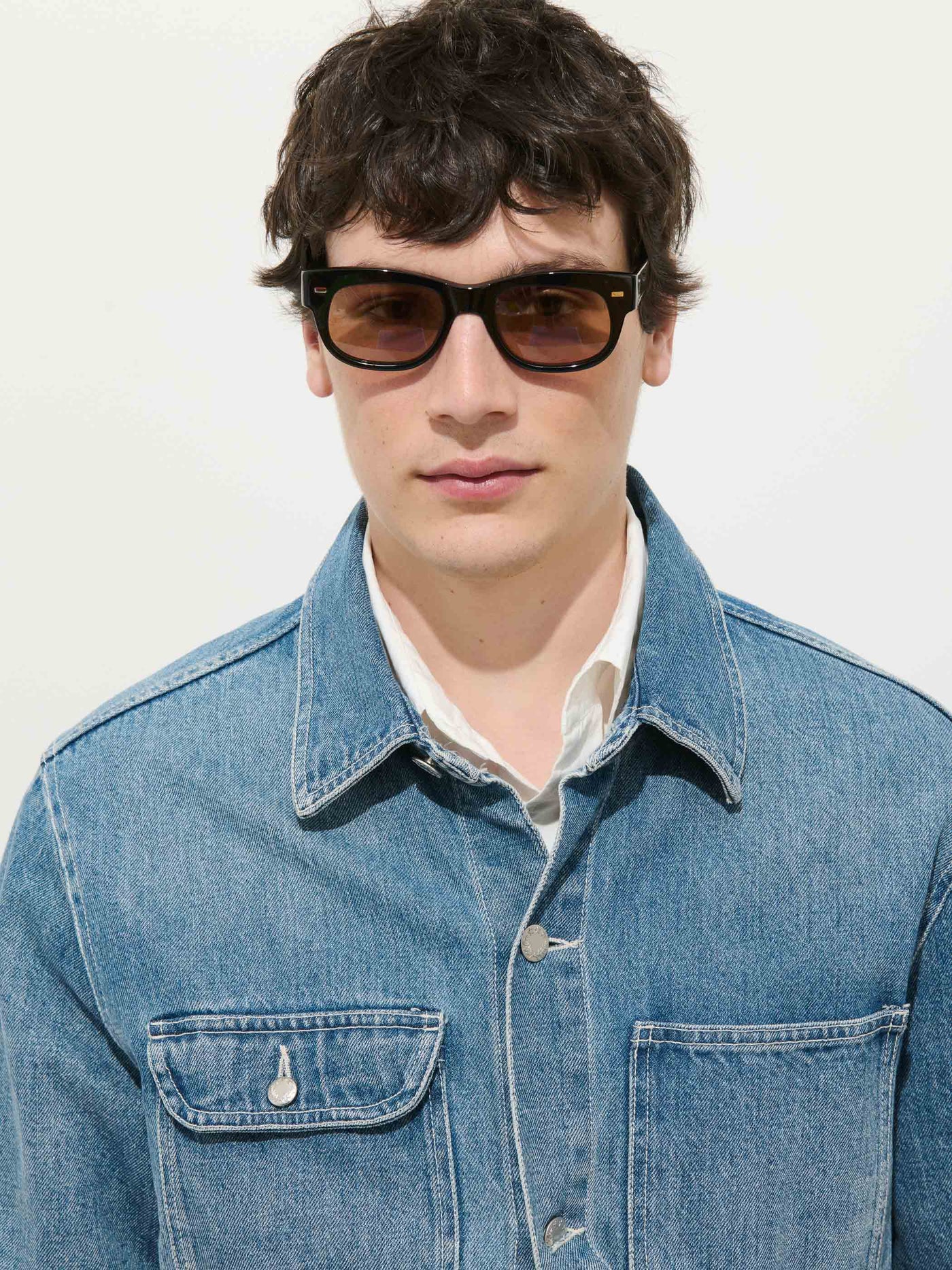 Work Jacket in Vintage Wash Denim