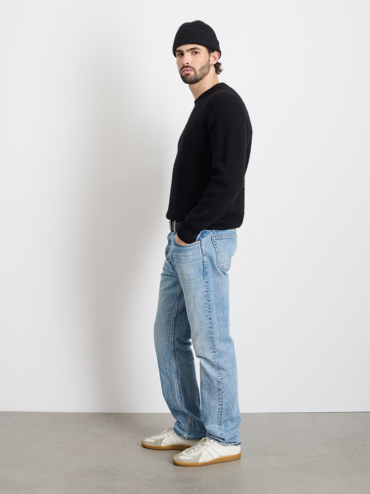 Jordan Sweater In Washed Cashmere