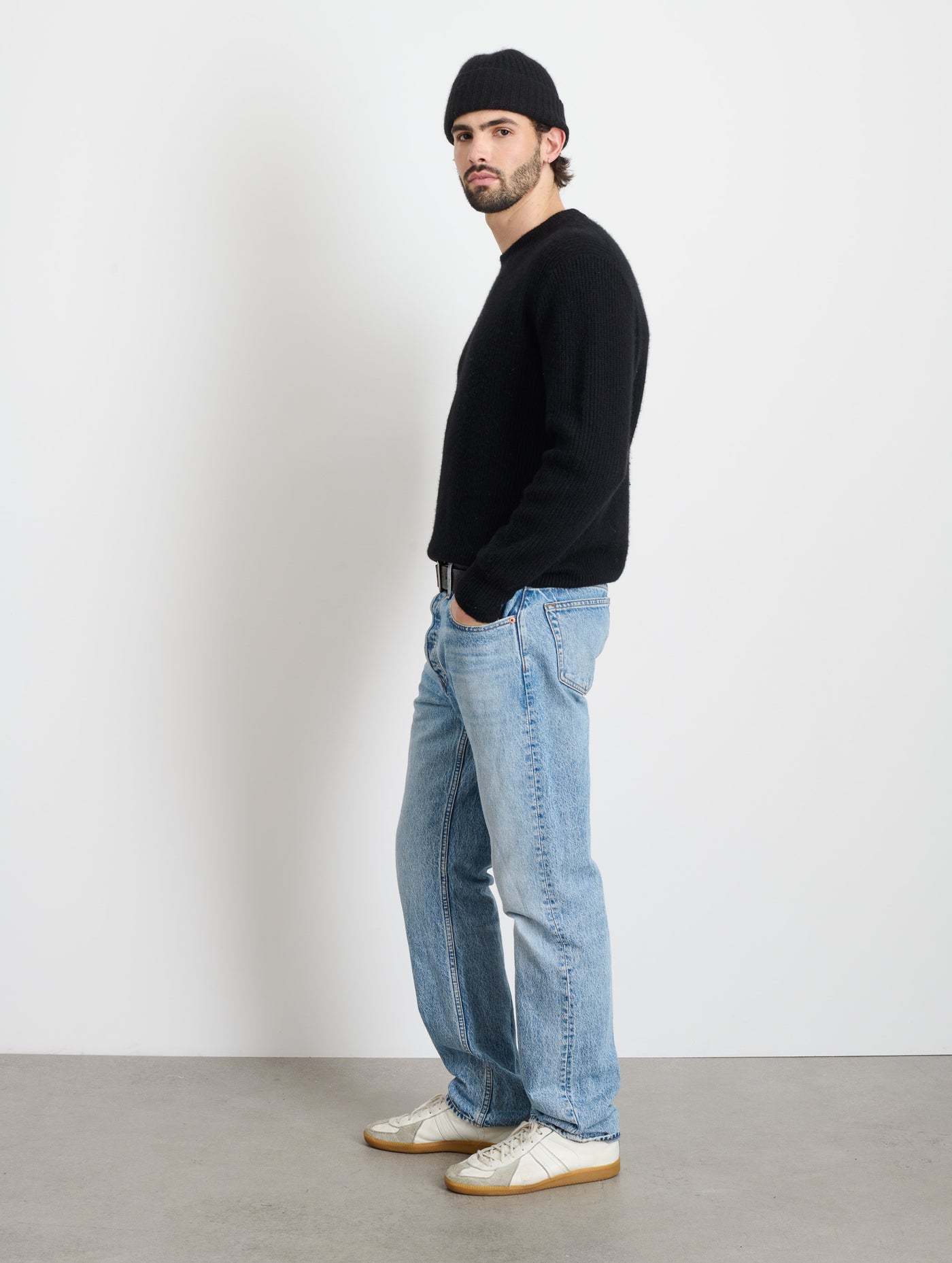 Jordan Sweater In Washed Cashmere