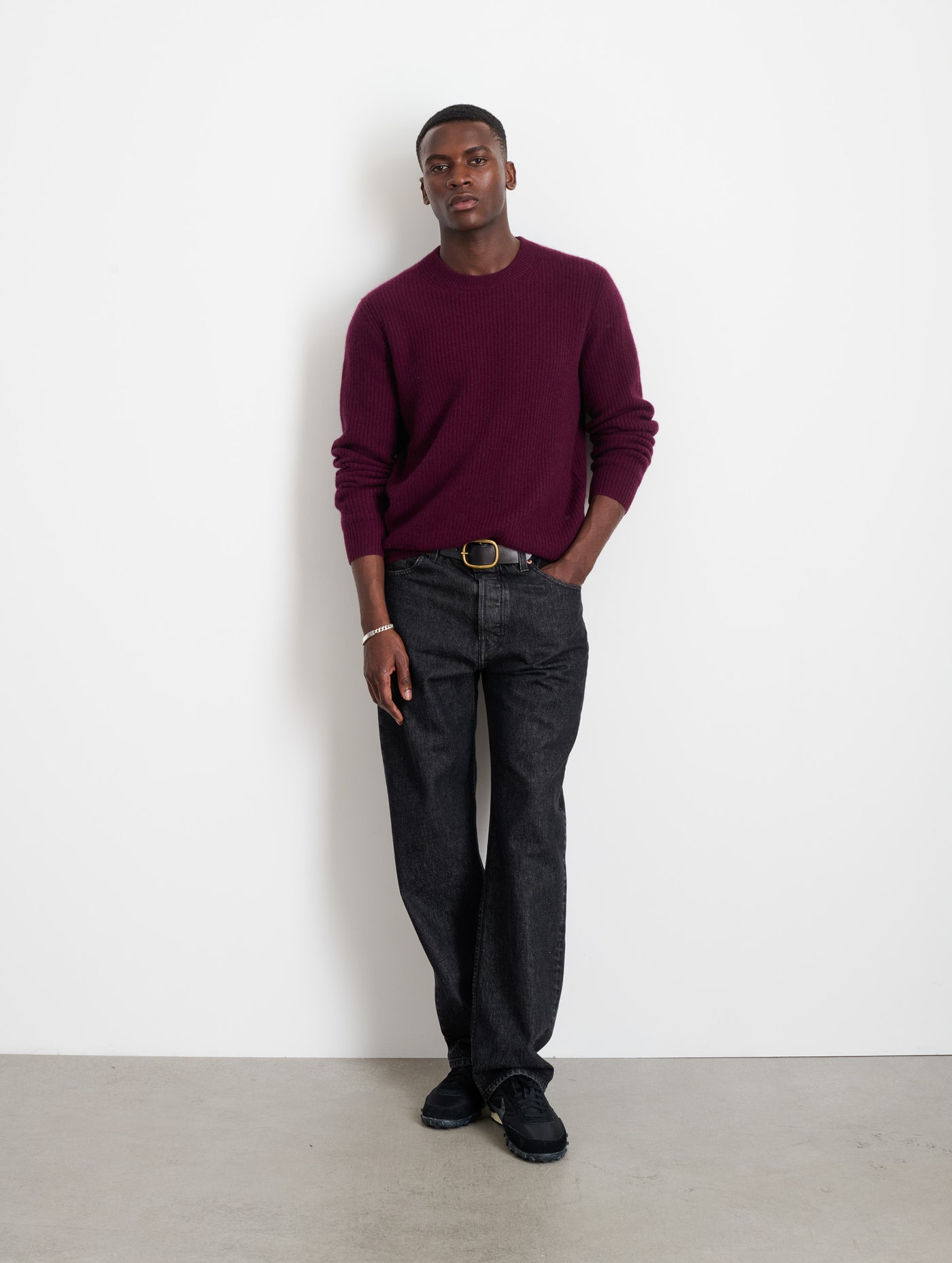 Jordan Sweater In Washed Cashmere