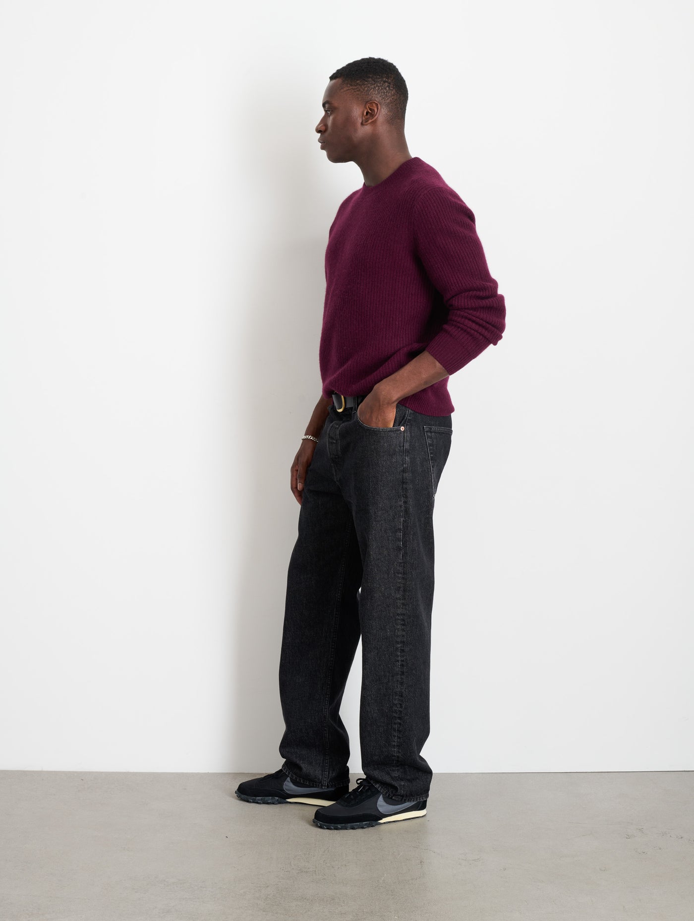 Jordan Sweater In Washed Cashmere