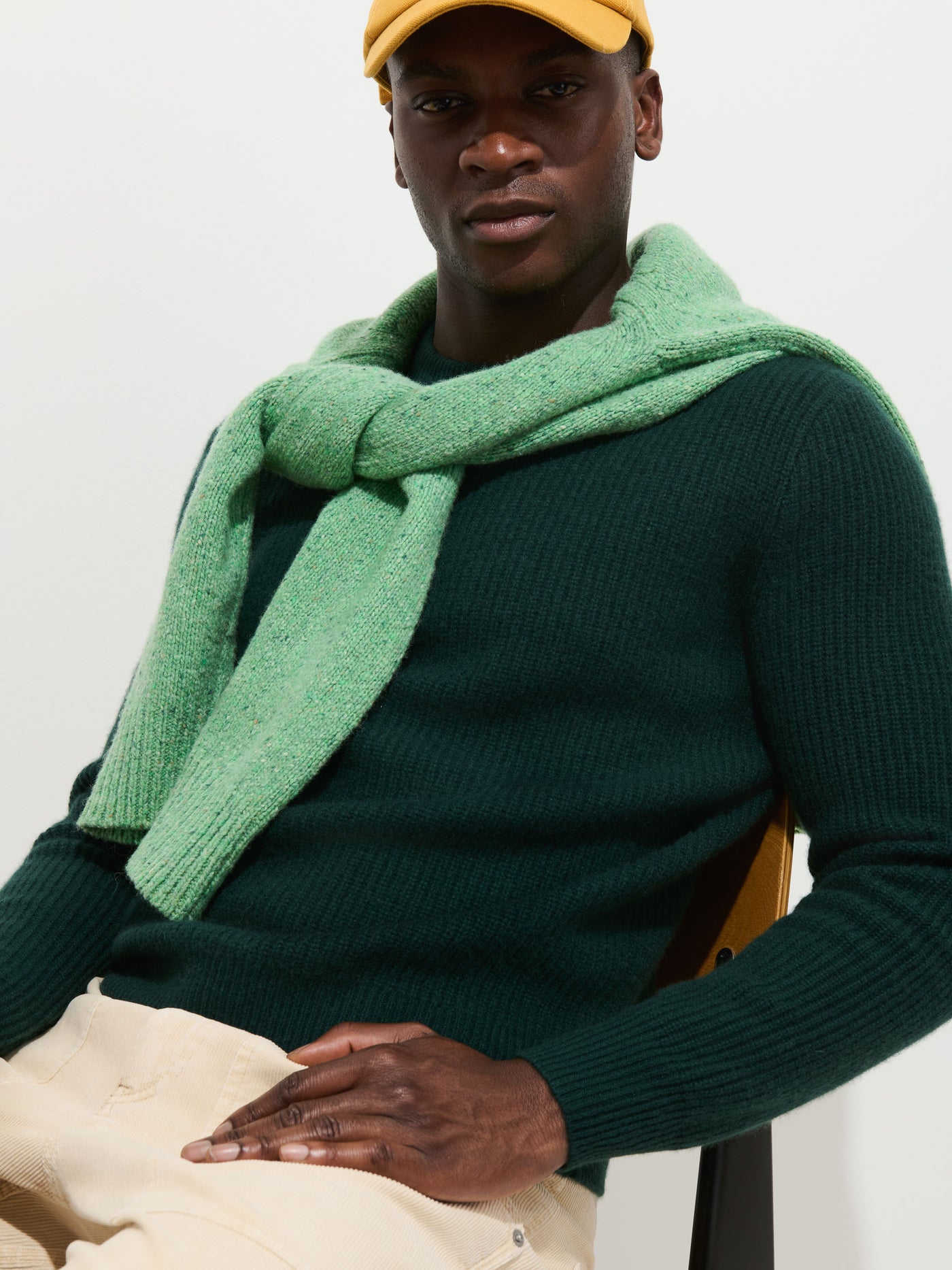 Jordan Sweater In Washed Cashmere