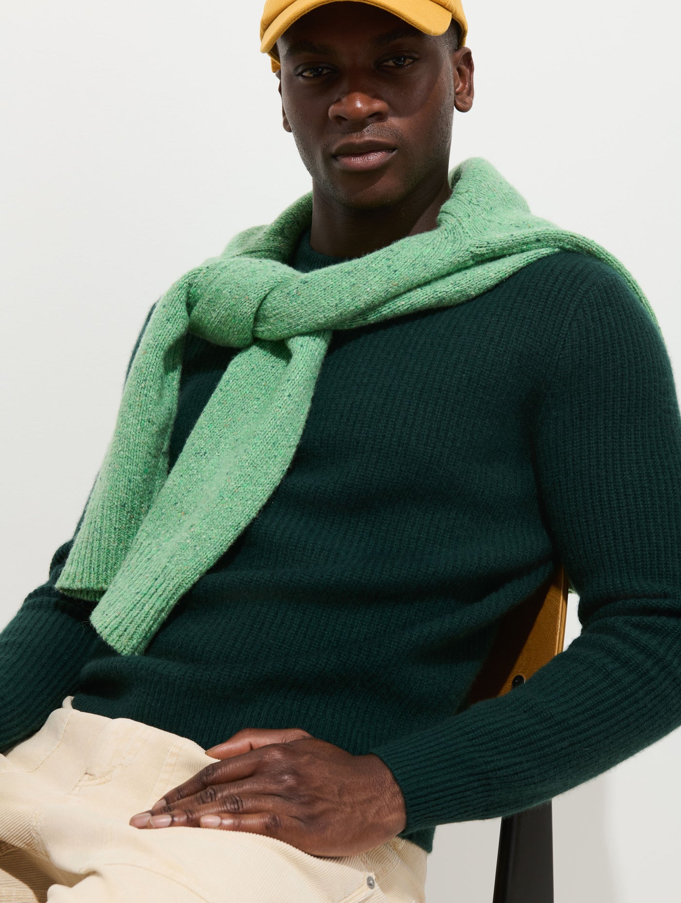 Jordan Sweater In Washed Cashmere