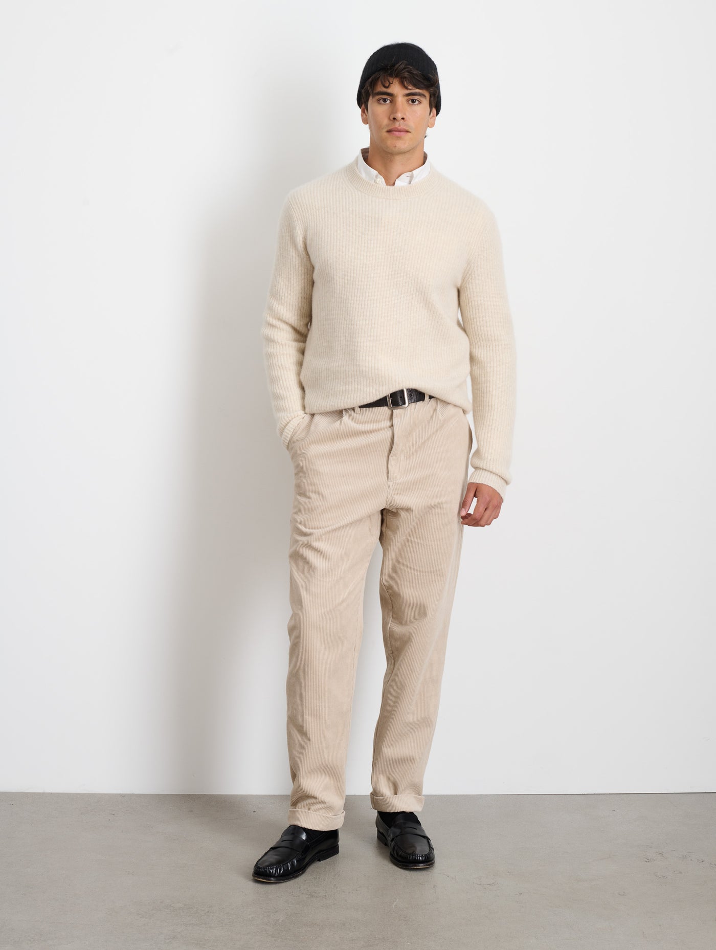 Jordan Sweater In Washed Cashmere
