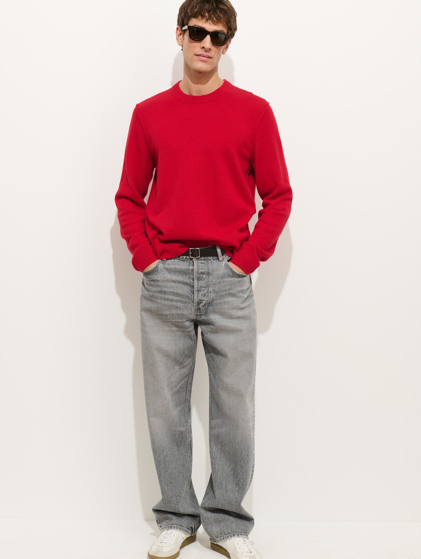 AM Relaxed Straight 5 Pocket Jean