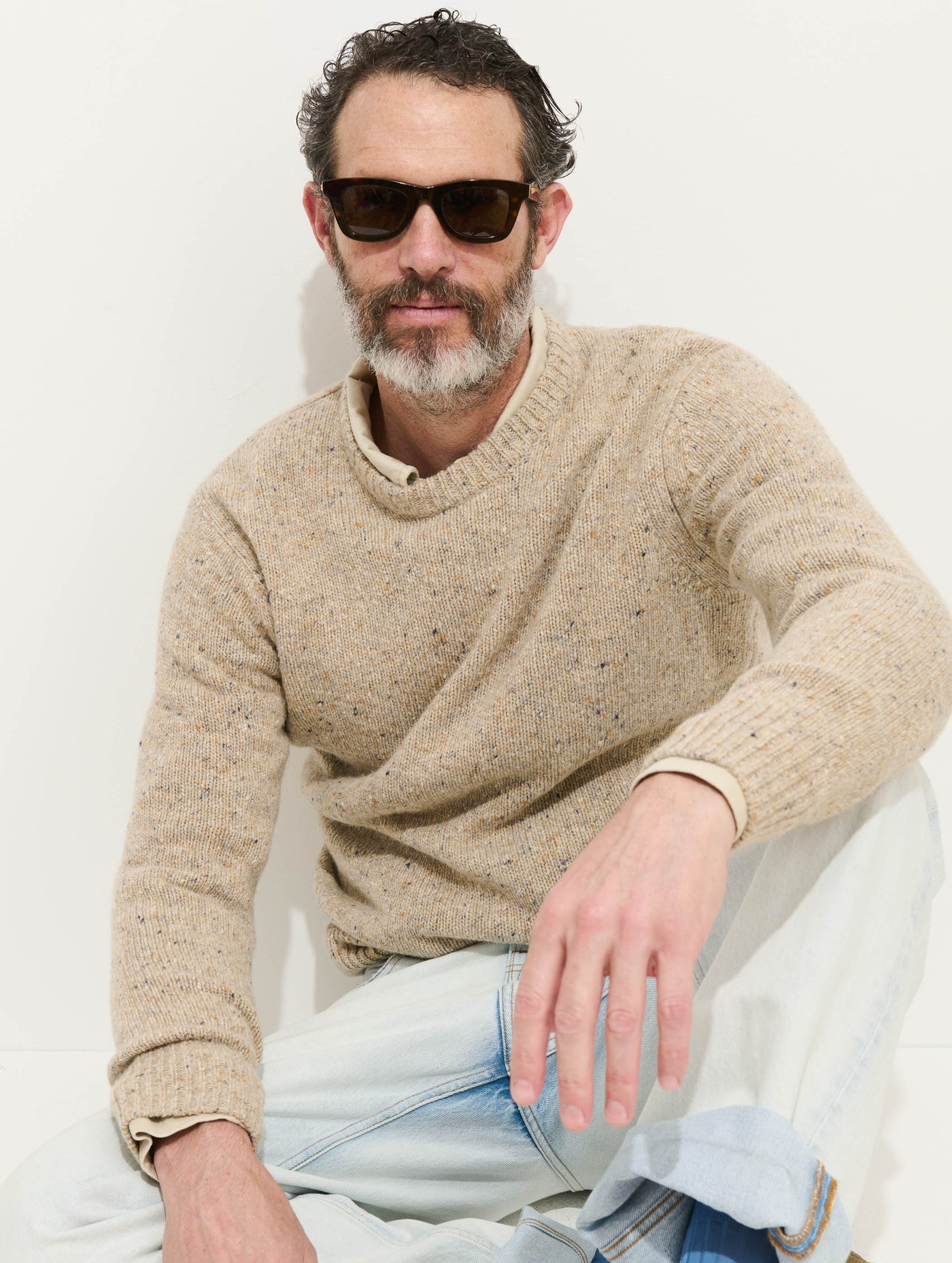 Donegal Crewneck Sweater