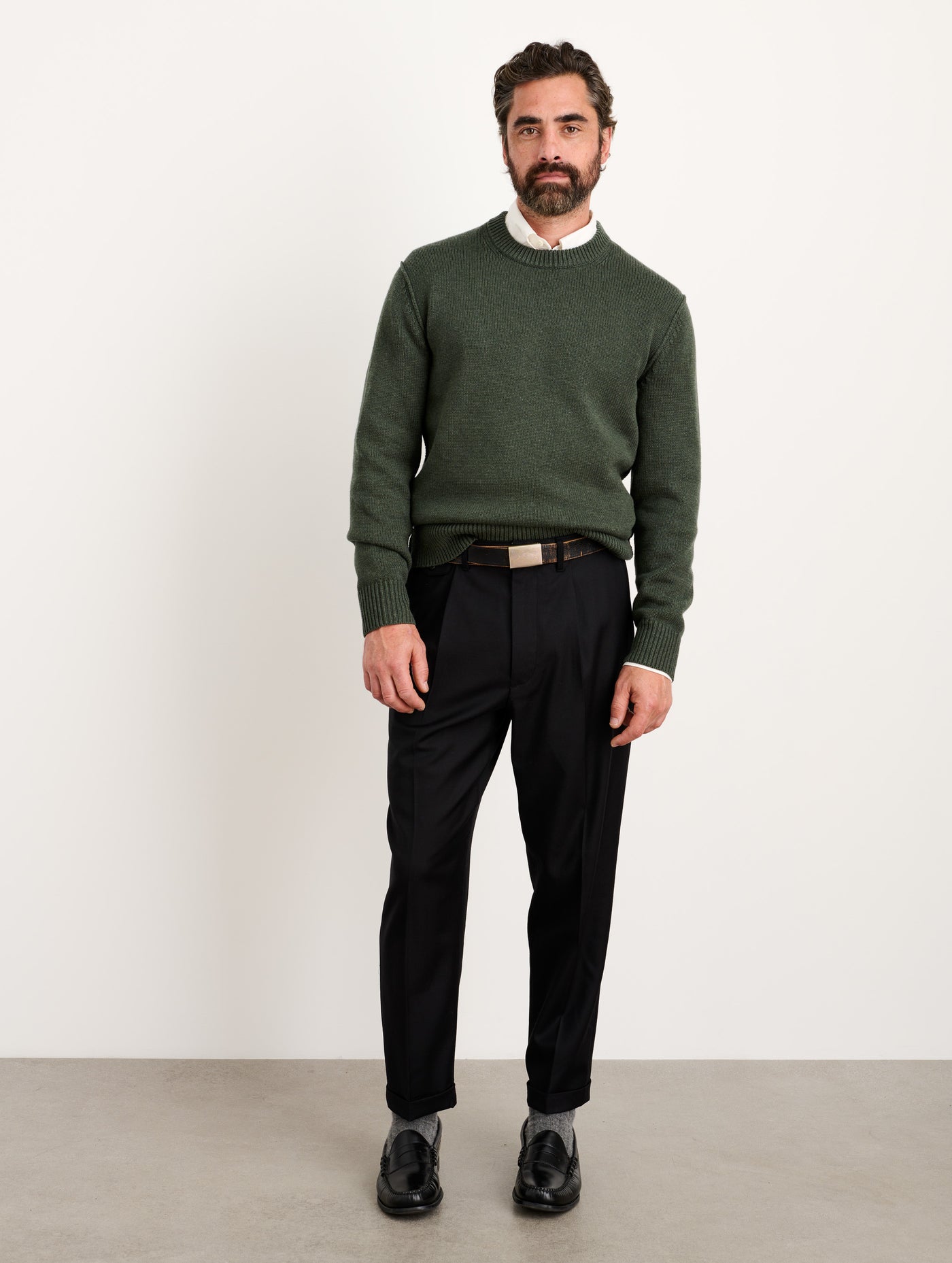 Weston Pullover in Wool Cotton