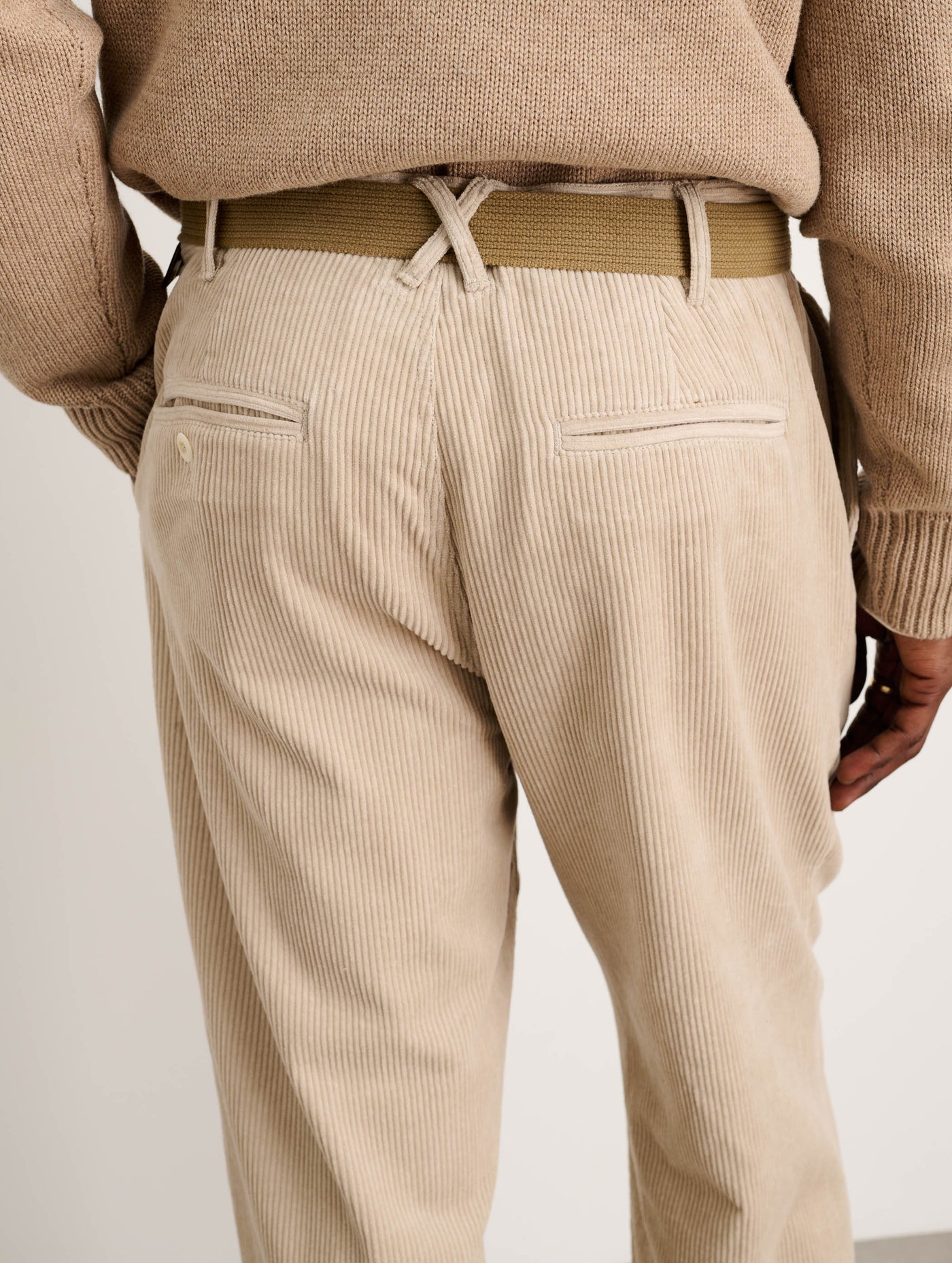 Standard Pleated Pant in Corduroy