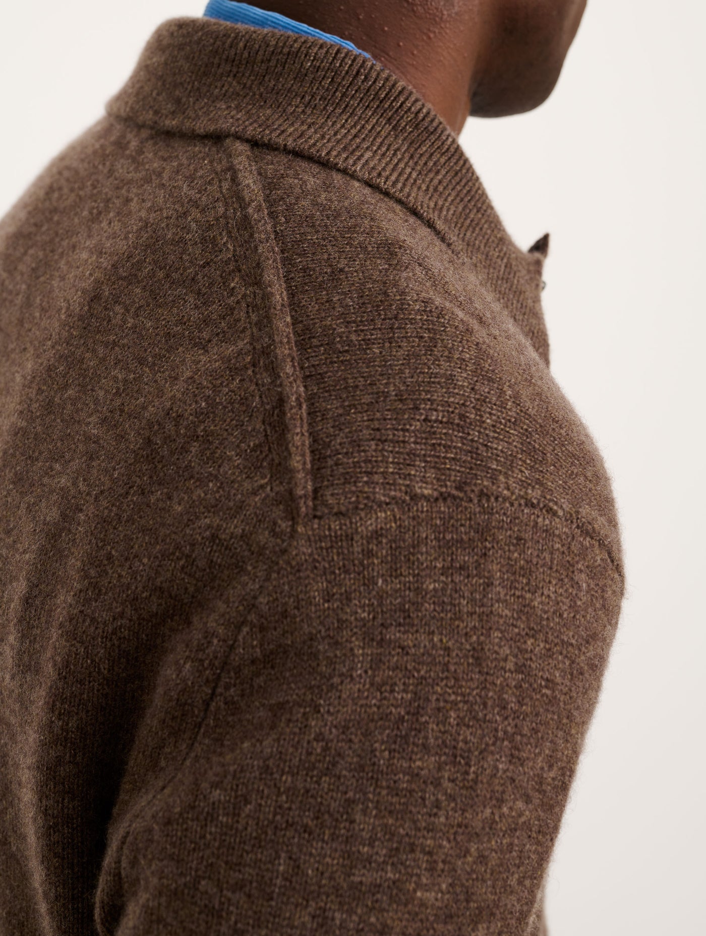 Polo Sweater in Washed Cashmere