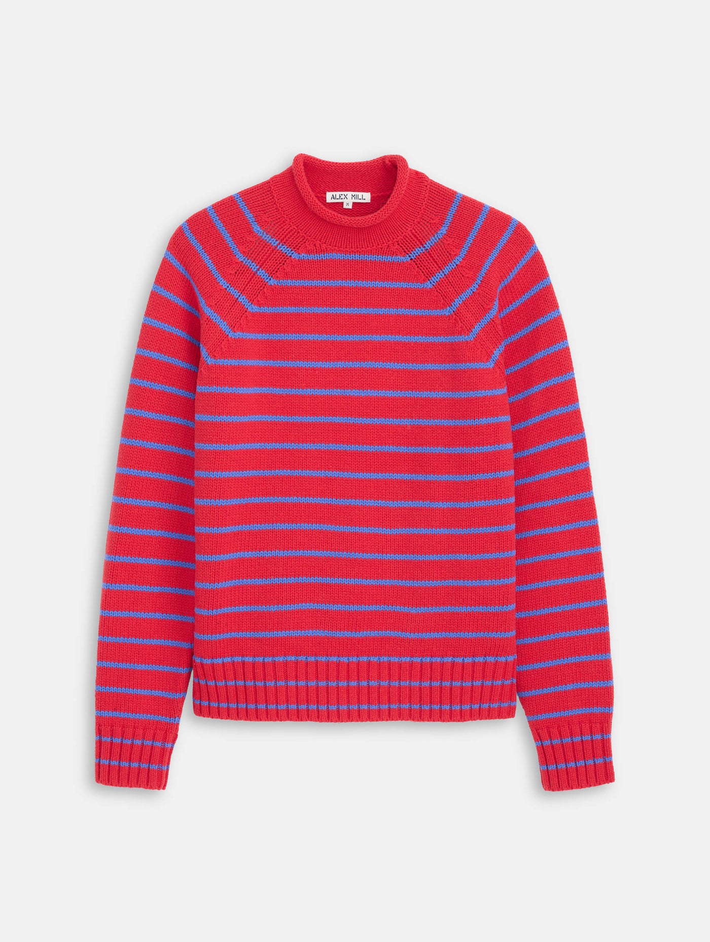 Alex Striped Rollneck In Cotton