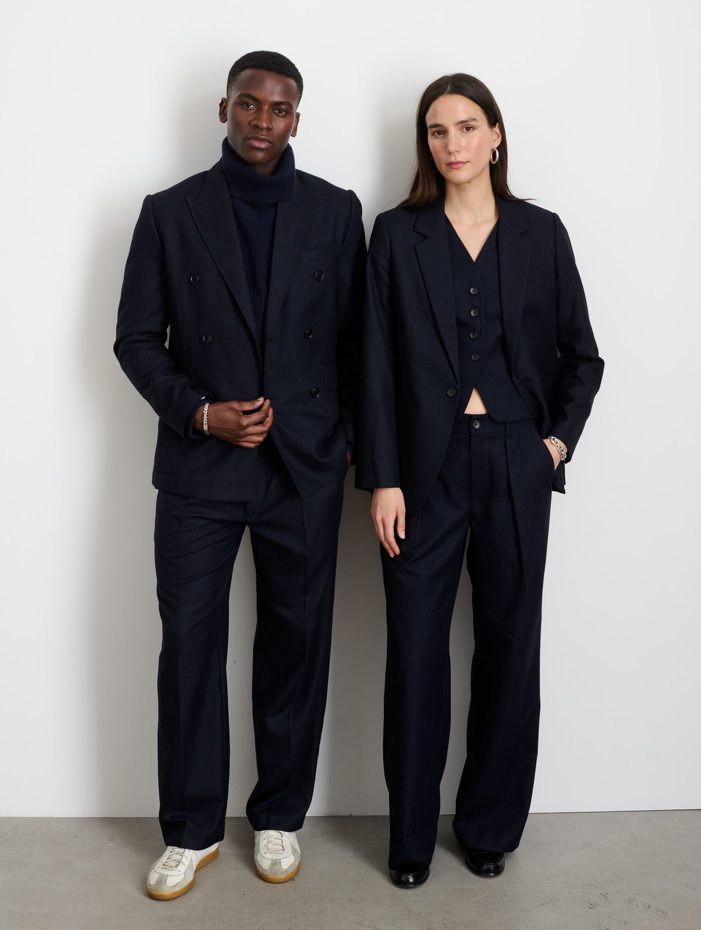 Judd Ribbed Turtleneck in Washed Cashmere