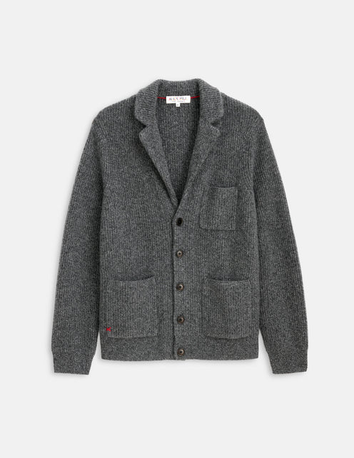 Mitchell Cardigan In Washed Cashmere