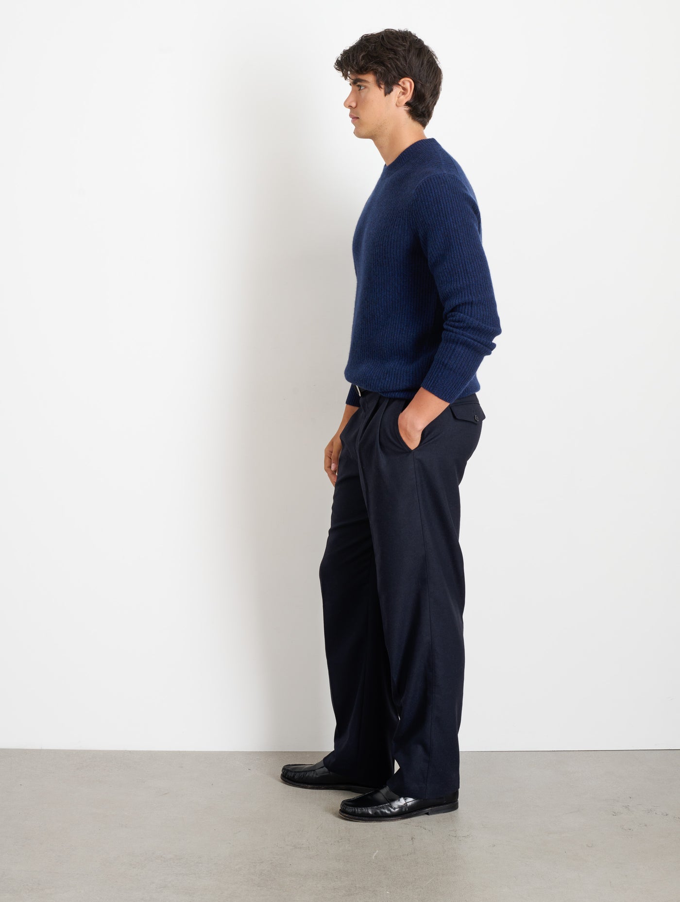 Jordan Sweater In Washed Cashmere