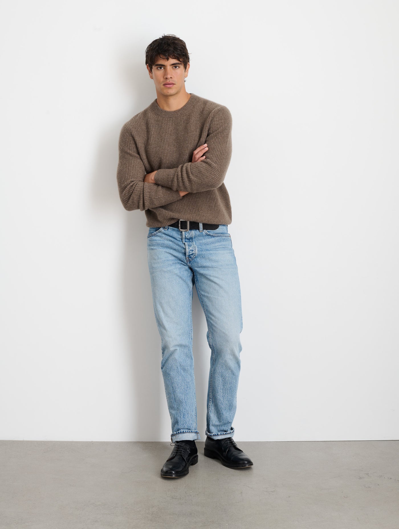 Jordan Sweater In Washed Cashmere