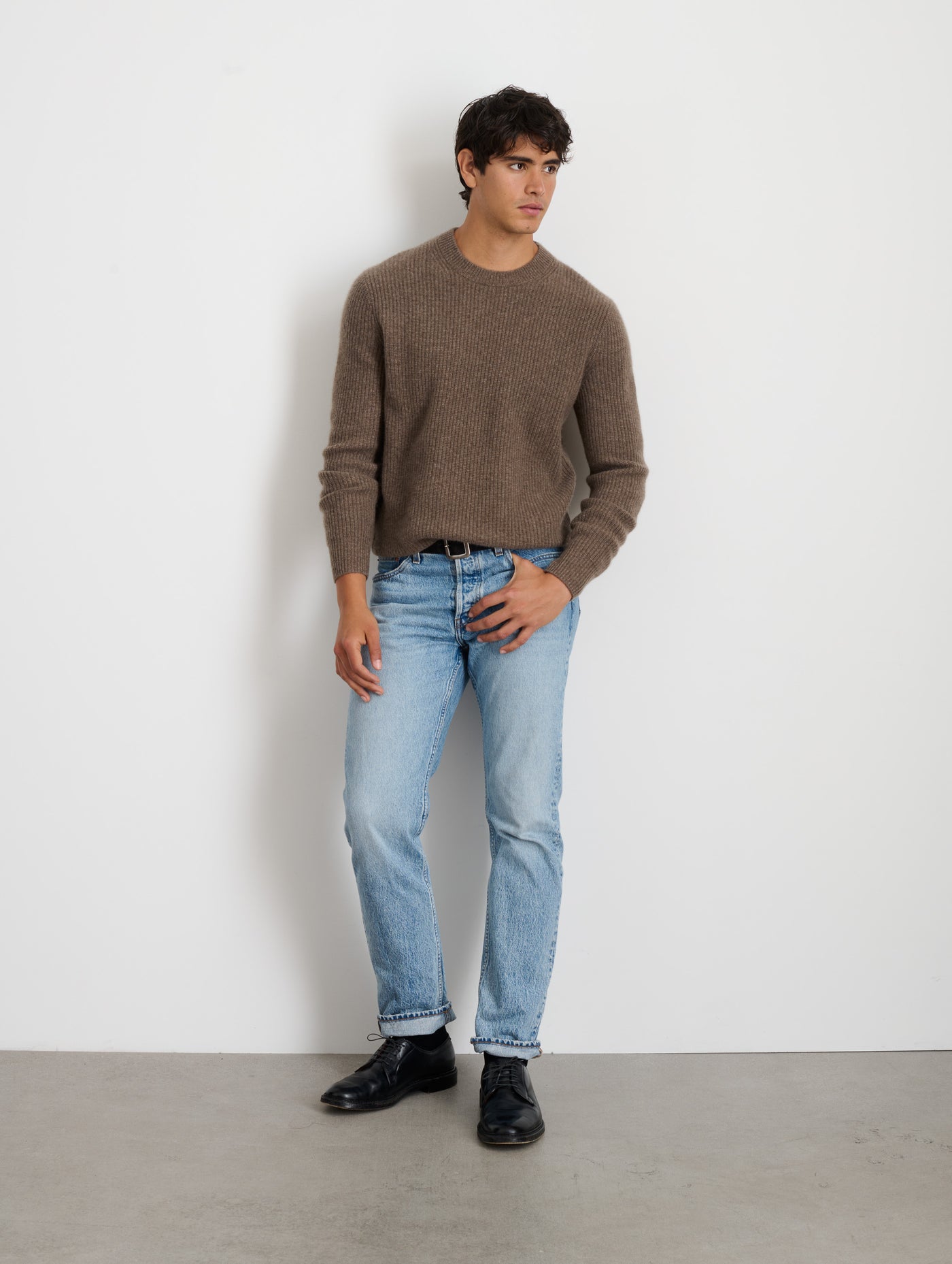 Jordan Sweater In Washed Cashmere