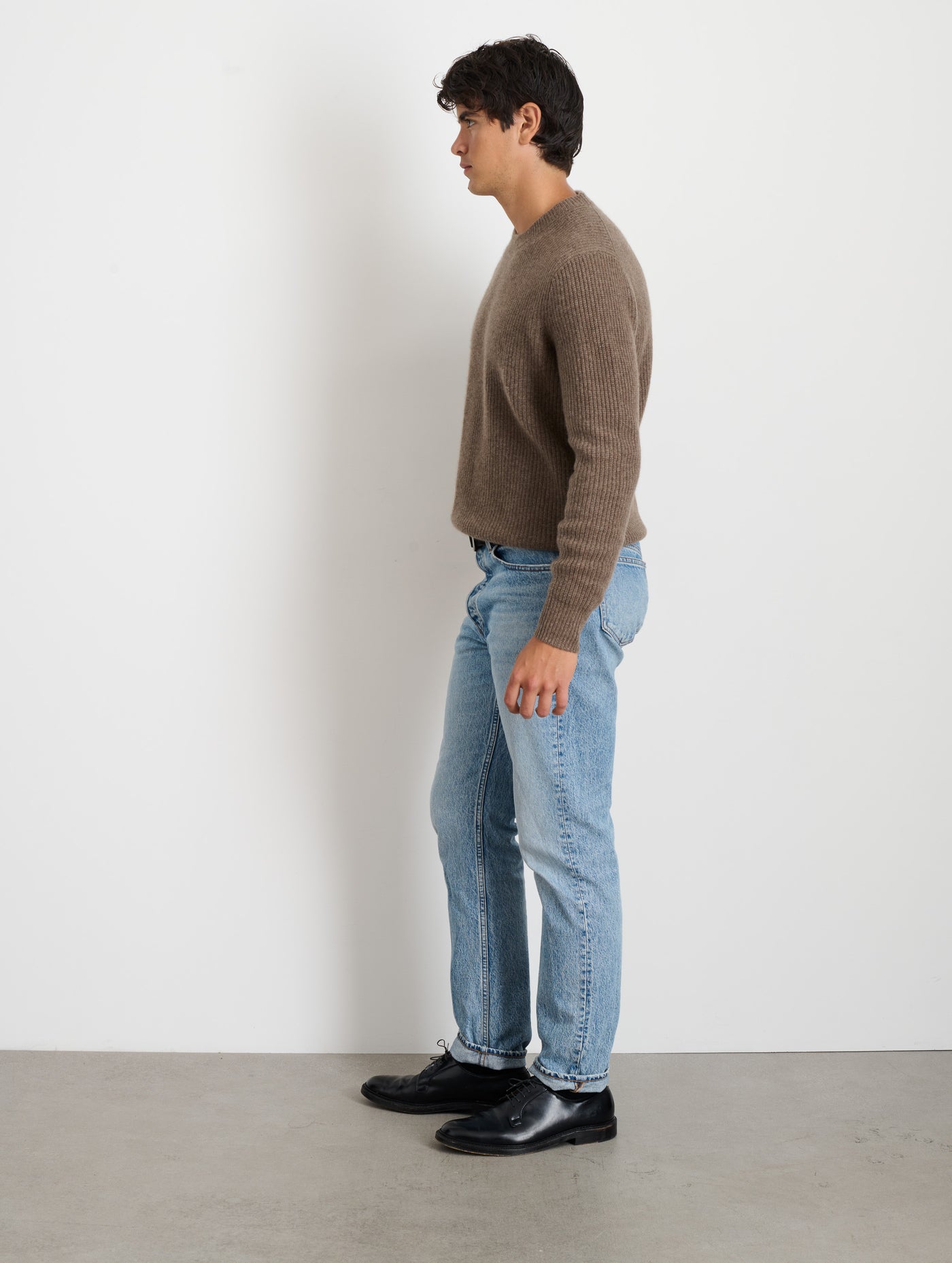 Jordan Sweater In Washed Cashmere