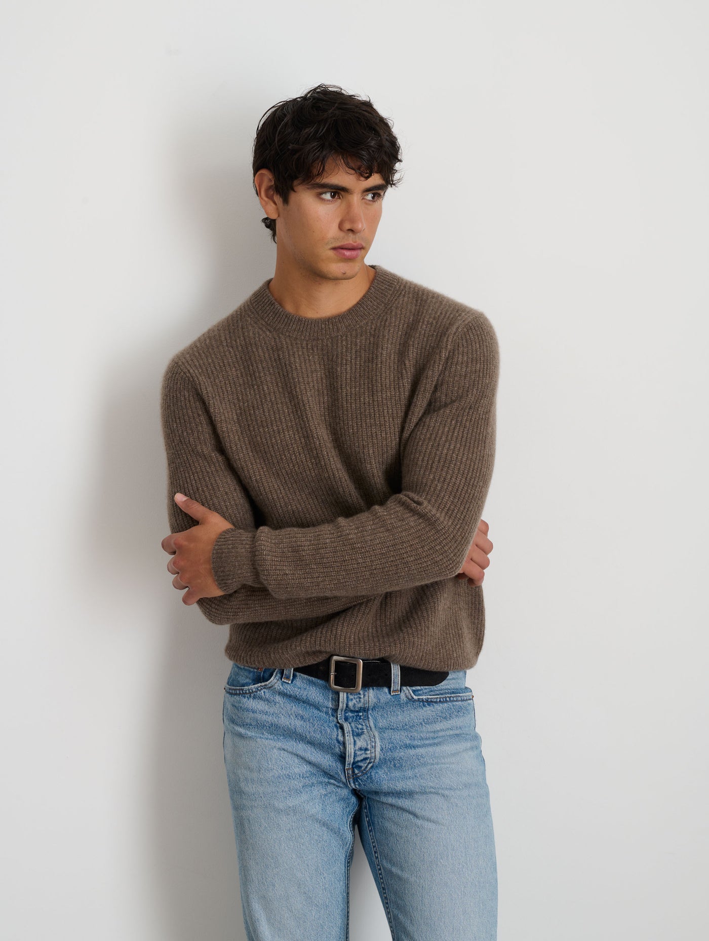 Jordan Sweater In Washed Cashmere