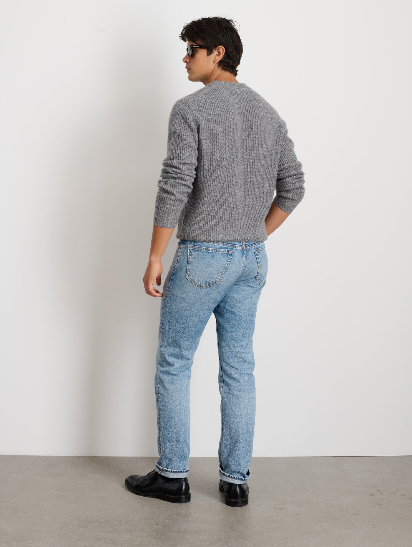 Jordan Sweater In Washed Cashmere