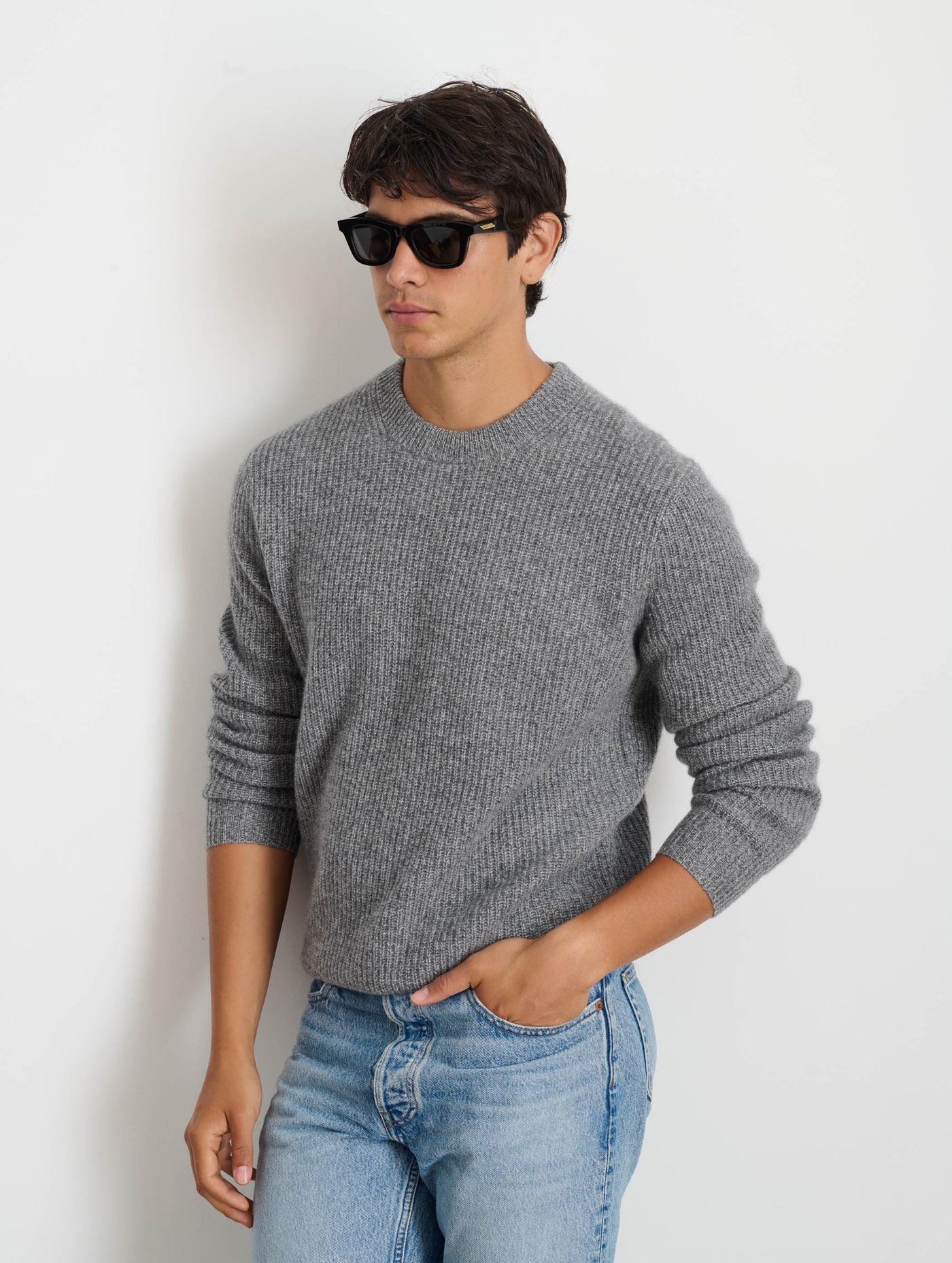 Jordan Sweater In Washed Cashmere