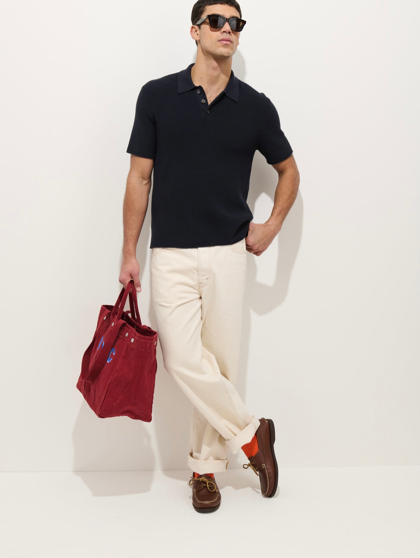 Eastwood Polo In Cotton Linen