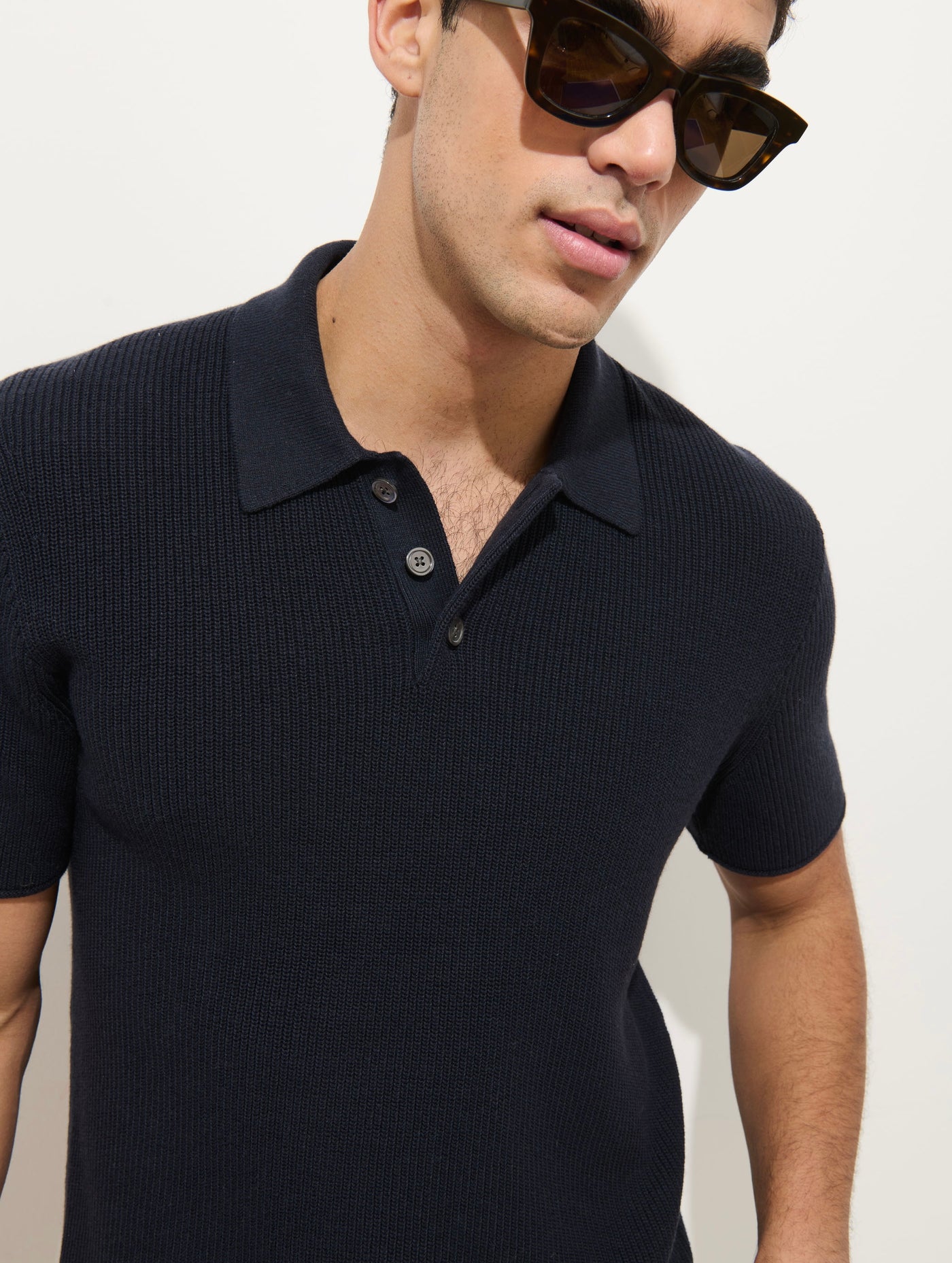 Eastwood Polo In Cotton Linen