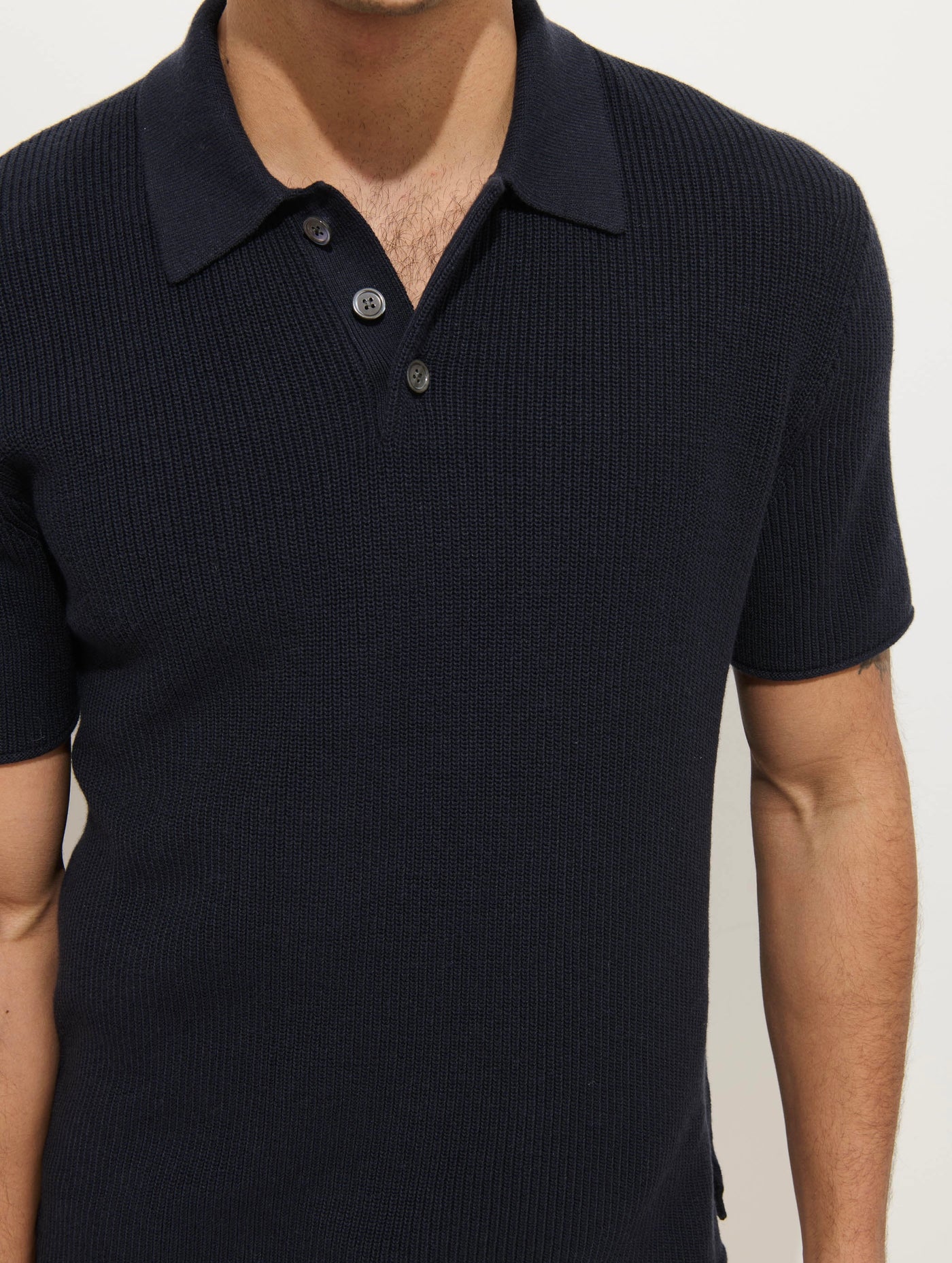 Eastwood Polo In Cotton Linen