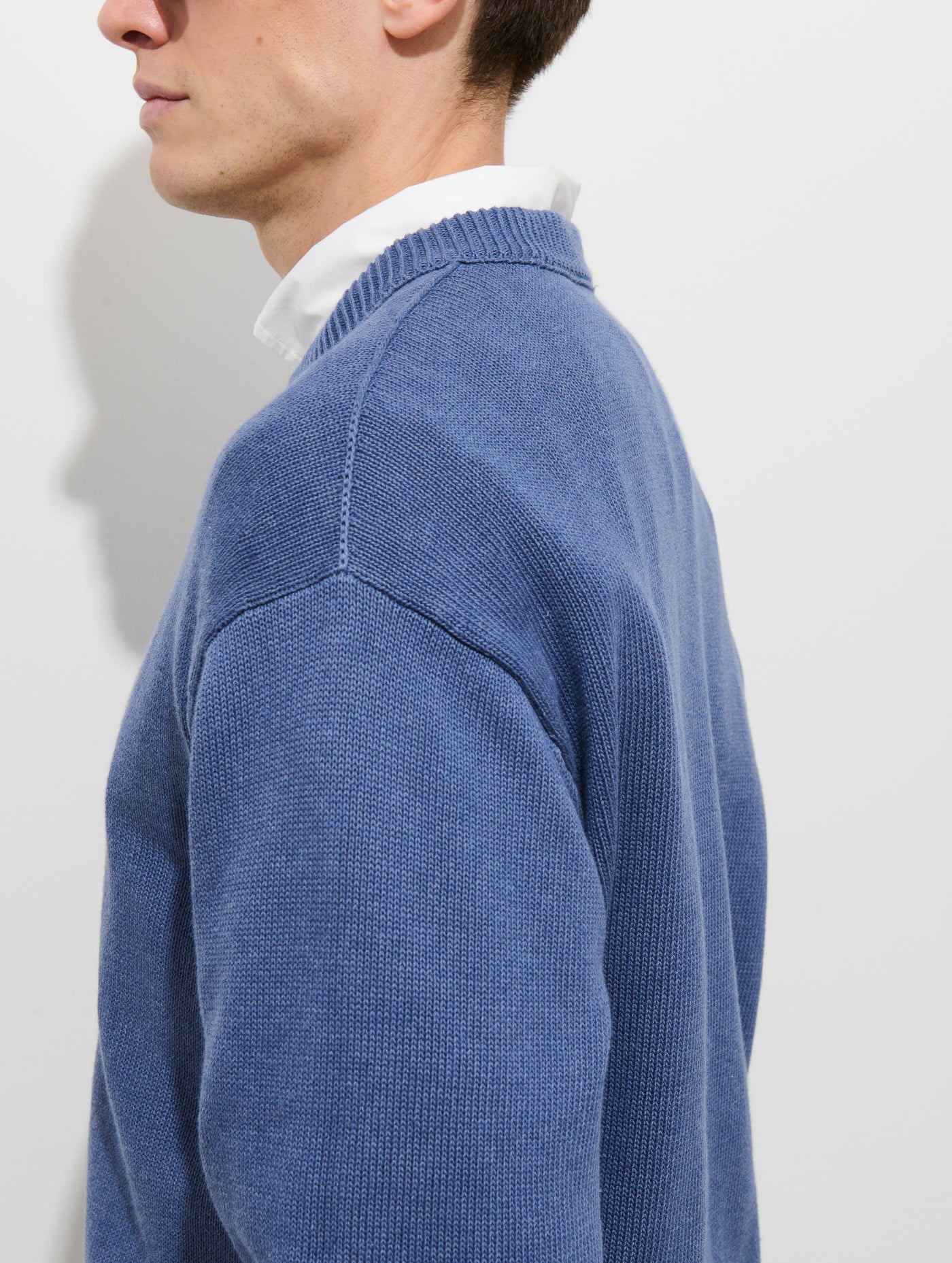 Gabriel Crewneck Sweater In Cotton Linen