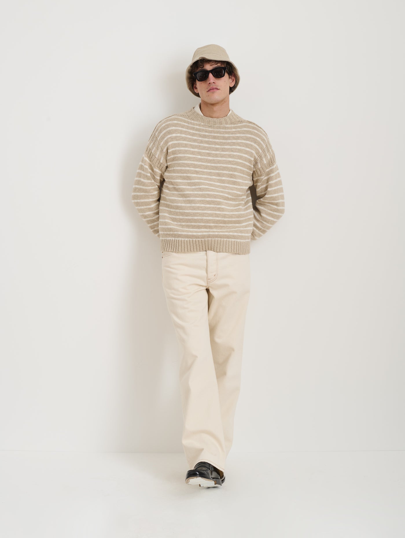 Harbor Stripe Sweater In Cotton