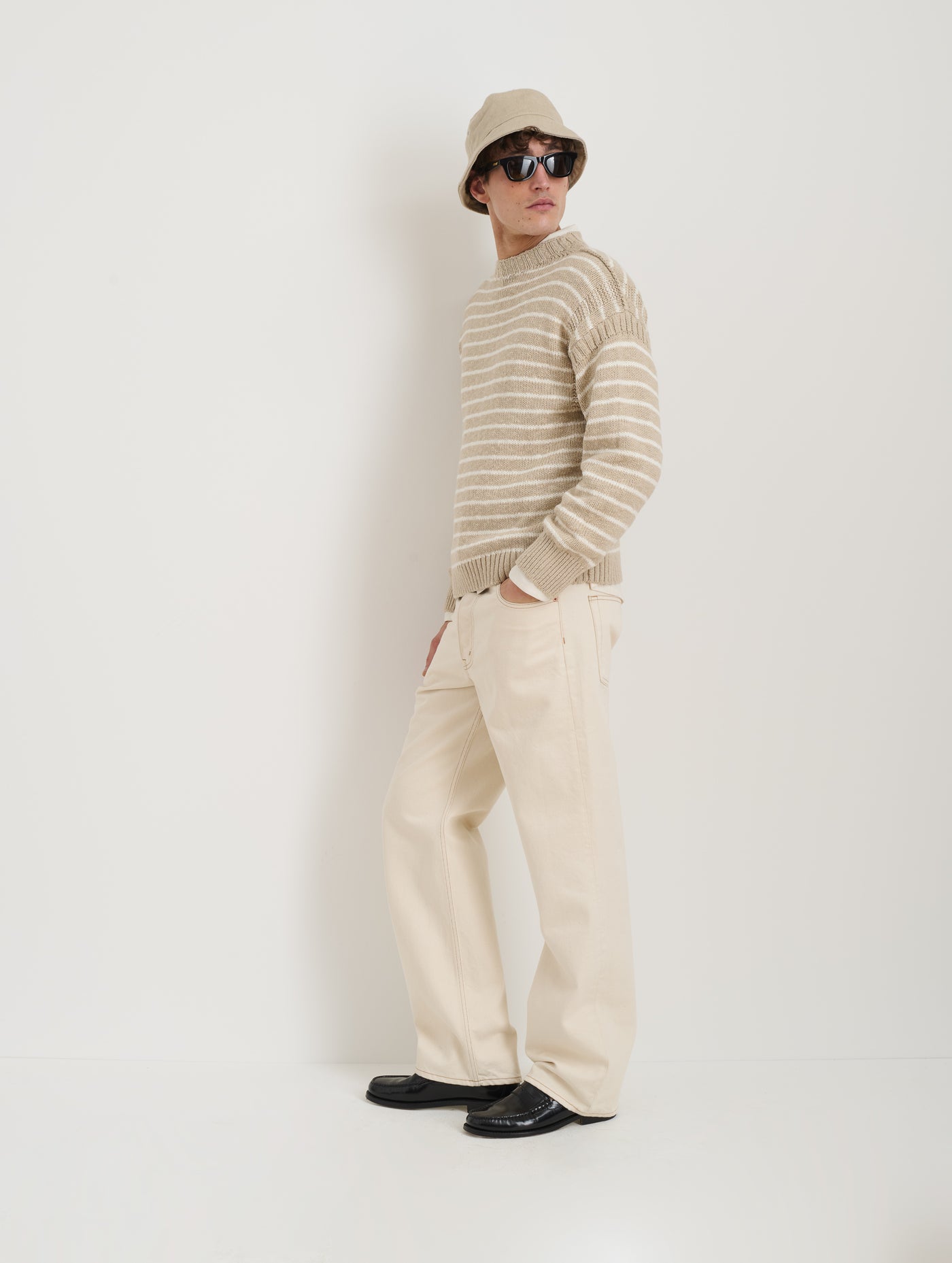 Harbor Stripe Sweater In Cotton