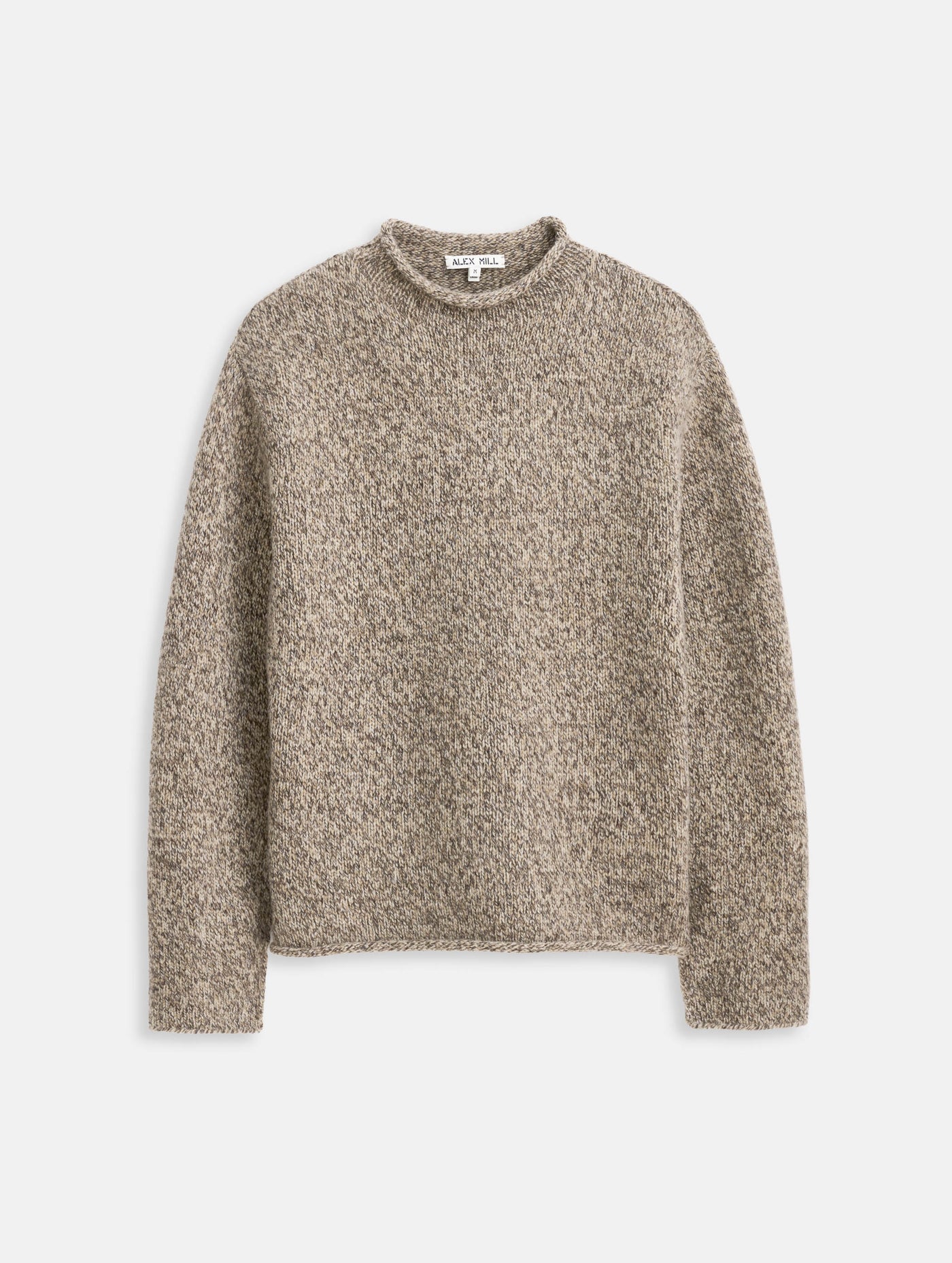 Marled Rollneck In Merino Wool