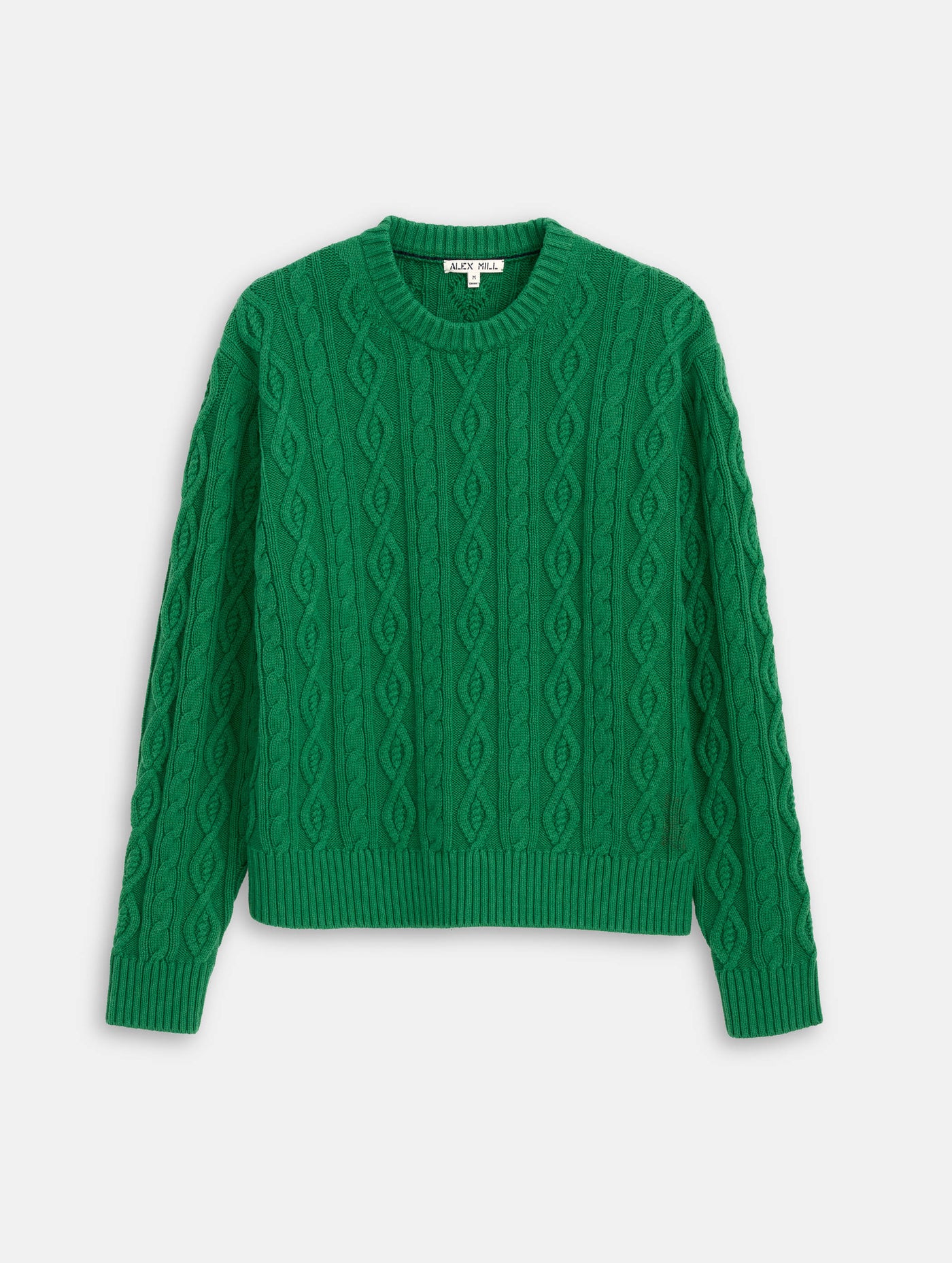 Aaron Cable Sweater in Cotton