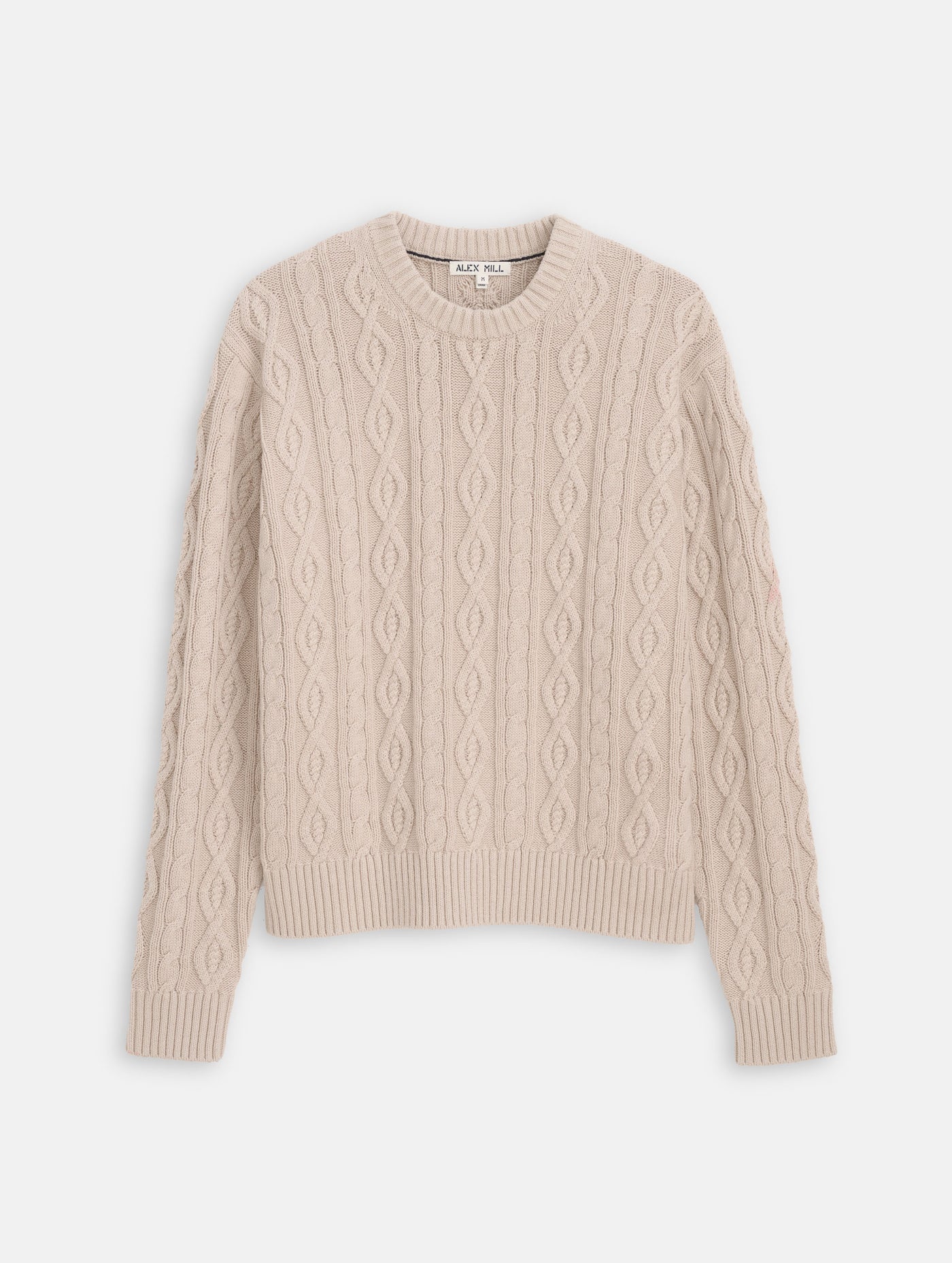 Aaron Cable Sweater in Cotton