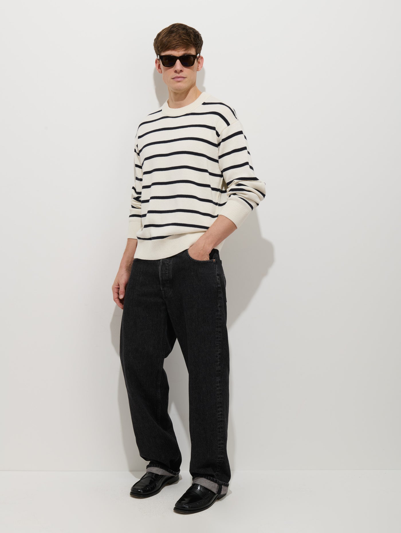 Gabriel Pullover In Cotton Linen