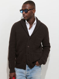 Wallace Cardigan in Washed Cashmere