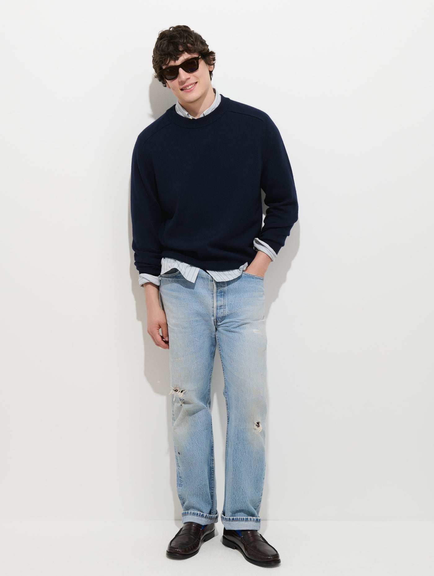 The Winston Crewneck Sweater in Wool
