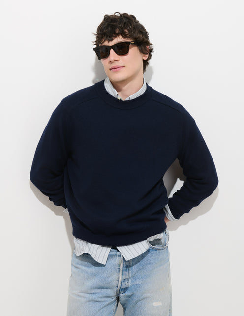 Winston Crewneck Sweater in Wool