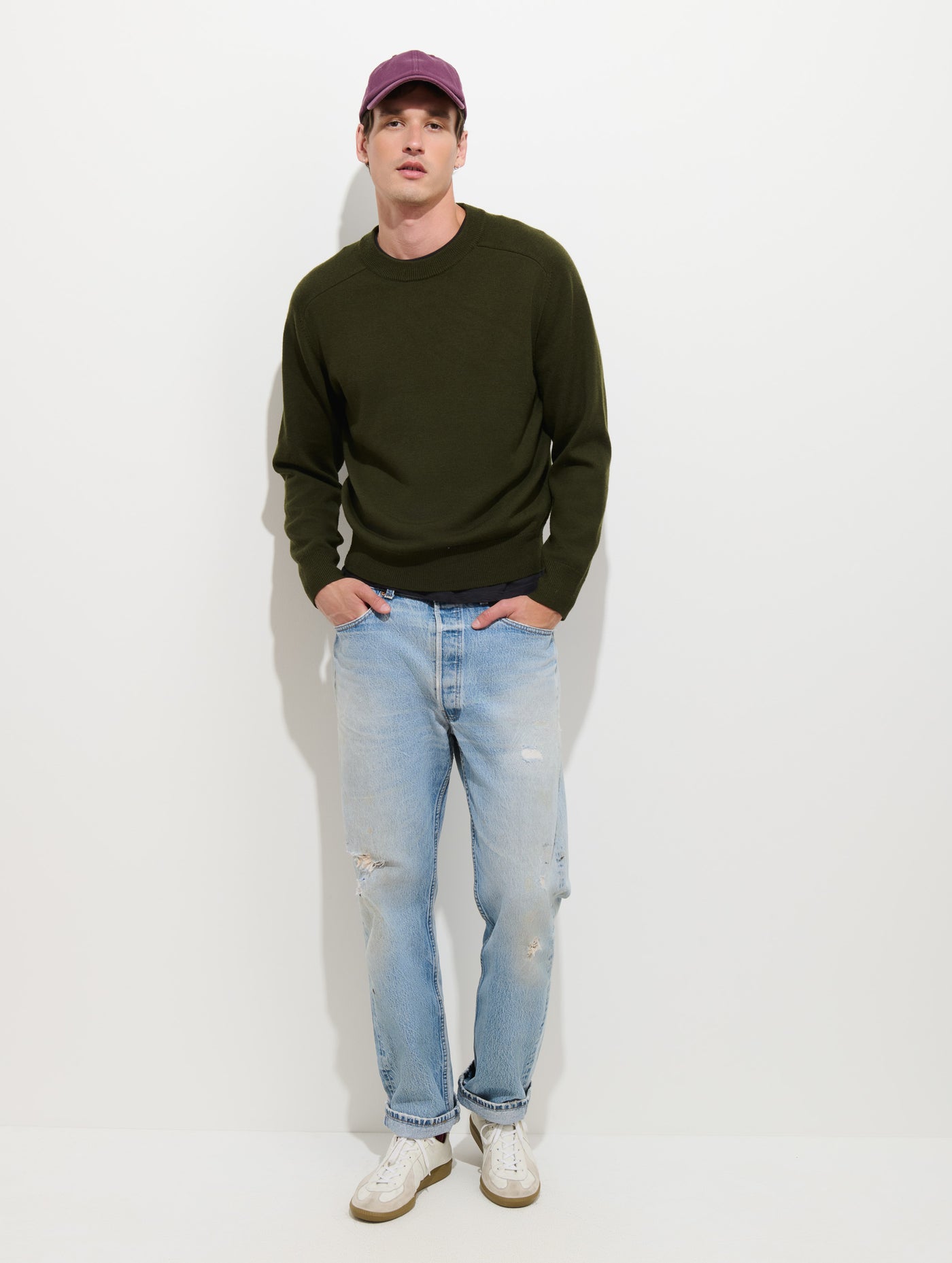 The Winston Crewneck Sweater in Wool