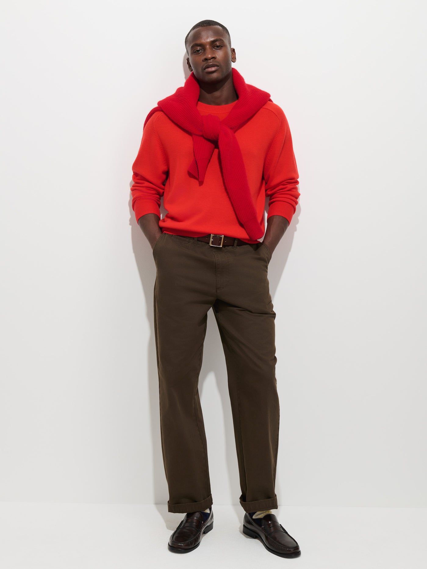 Winston Crewneck Sweater in Wool