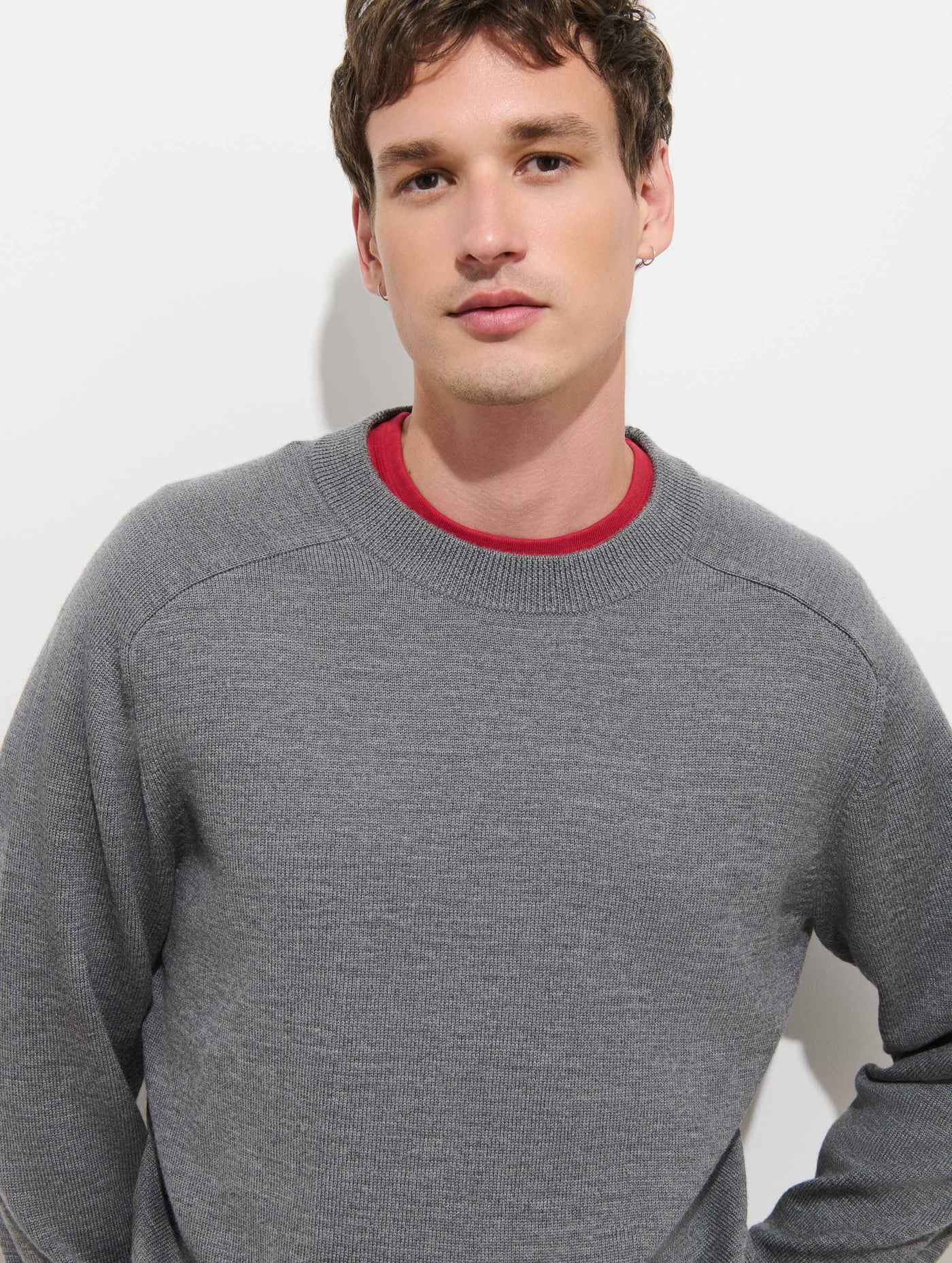 Winston Crewneck Sweater in Wool