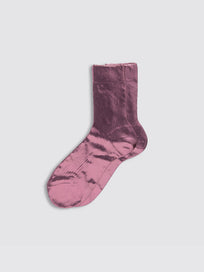 Maria La Rosa Ribbed Laminated Socks